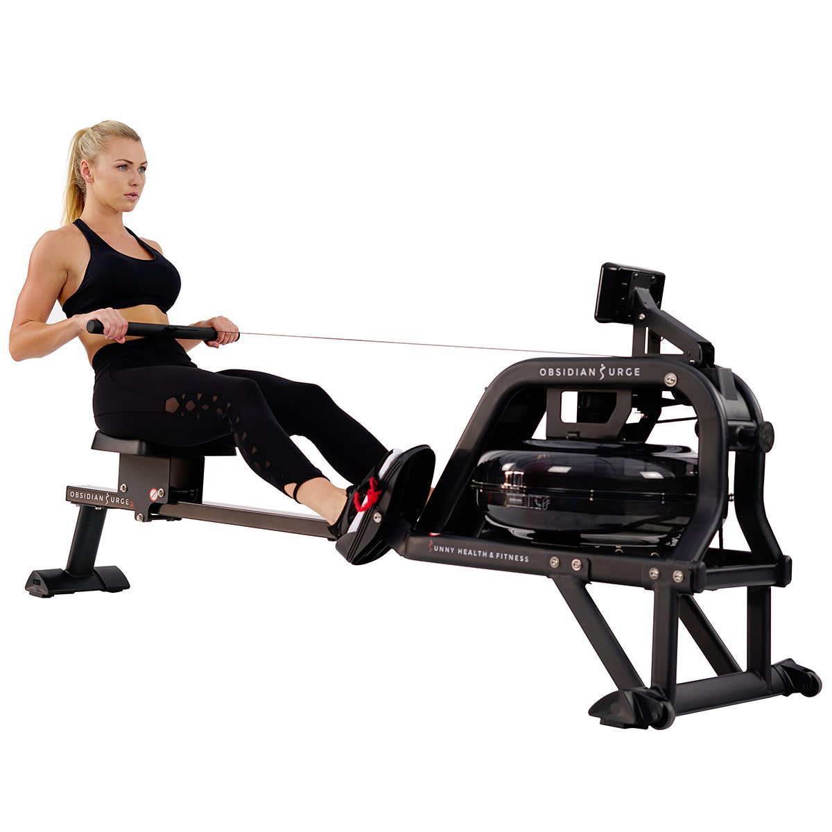  Obsidian Surge Water Rowing Machine Rower w/ LCD Monitor、mySite、ghnorth