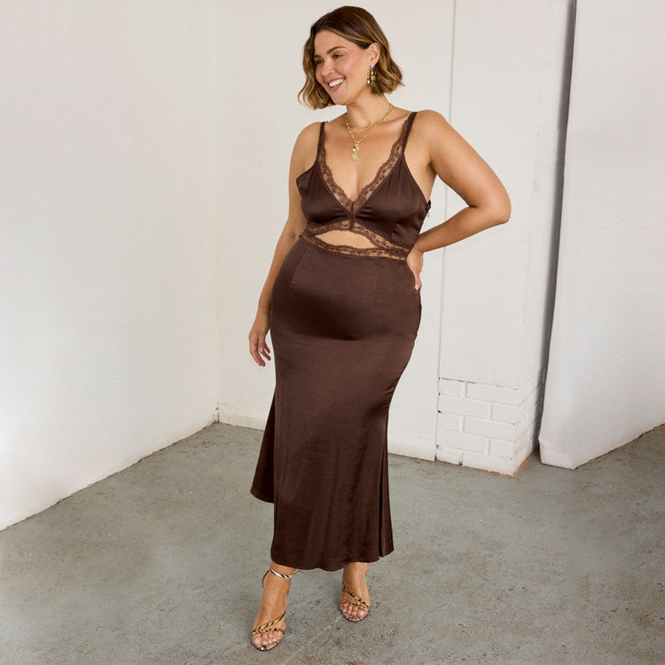 Chocolate Mimi Dress、mySite、solidvoid