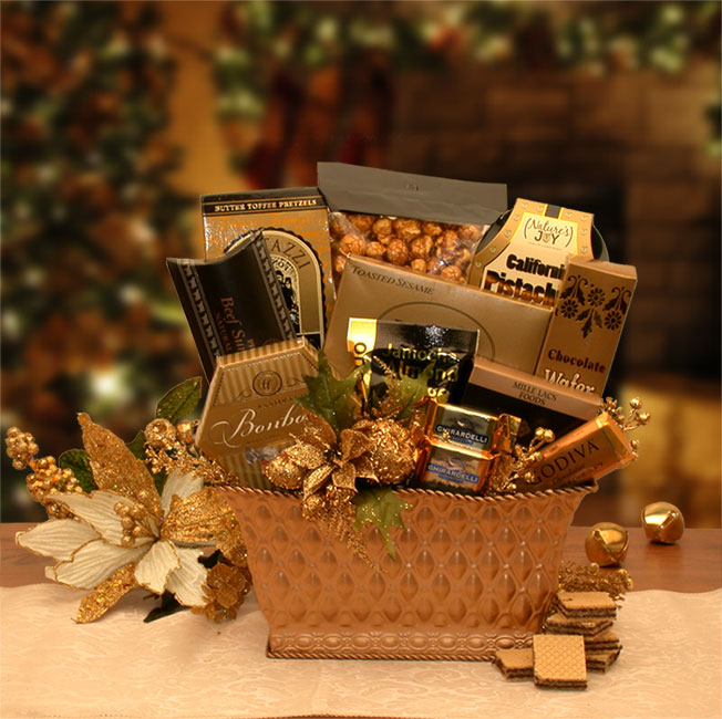 Golden Gatherings Holiday Gift Basket、mySite、camillekostekn