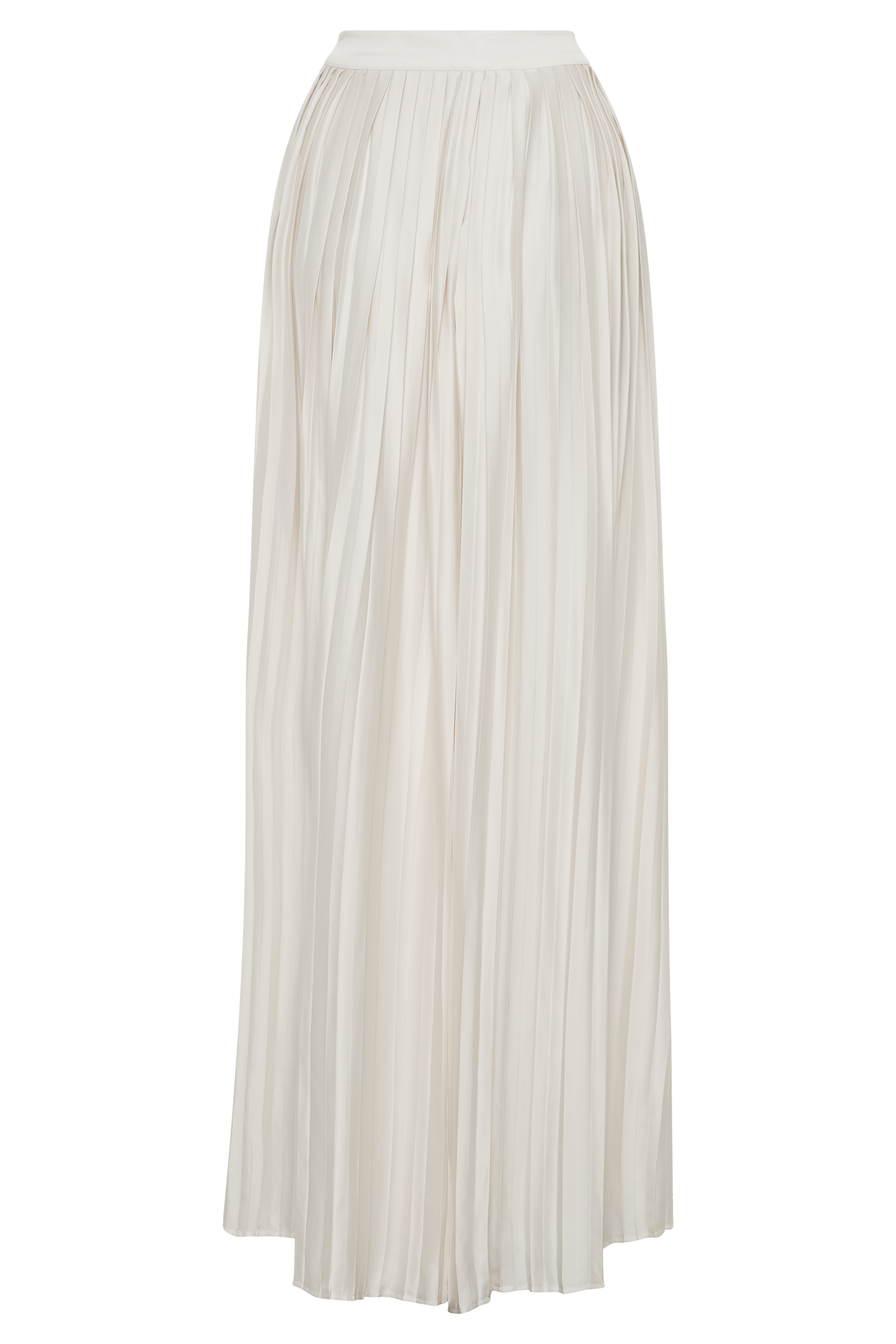 Kennedy Plisse Wide Leg Pants - Ivory、mySite、solidvoid