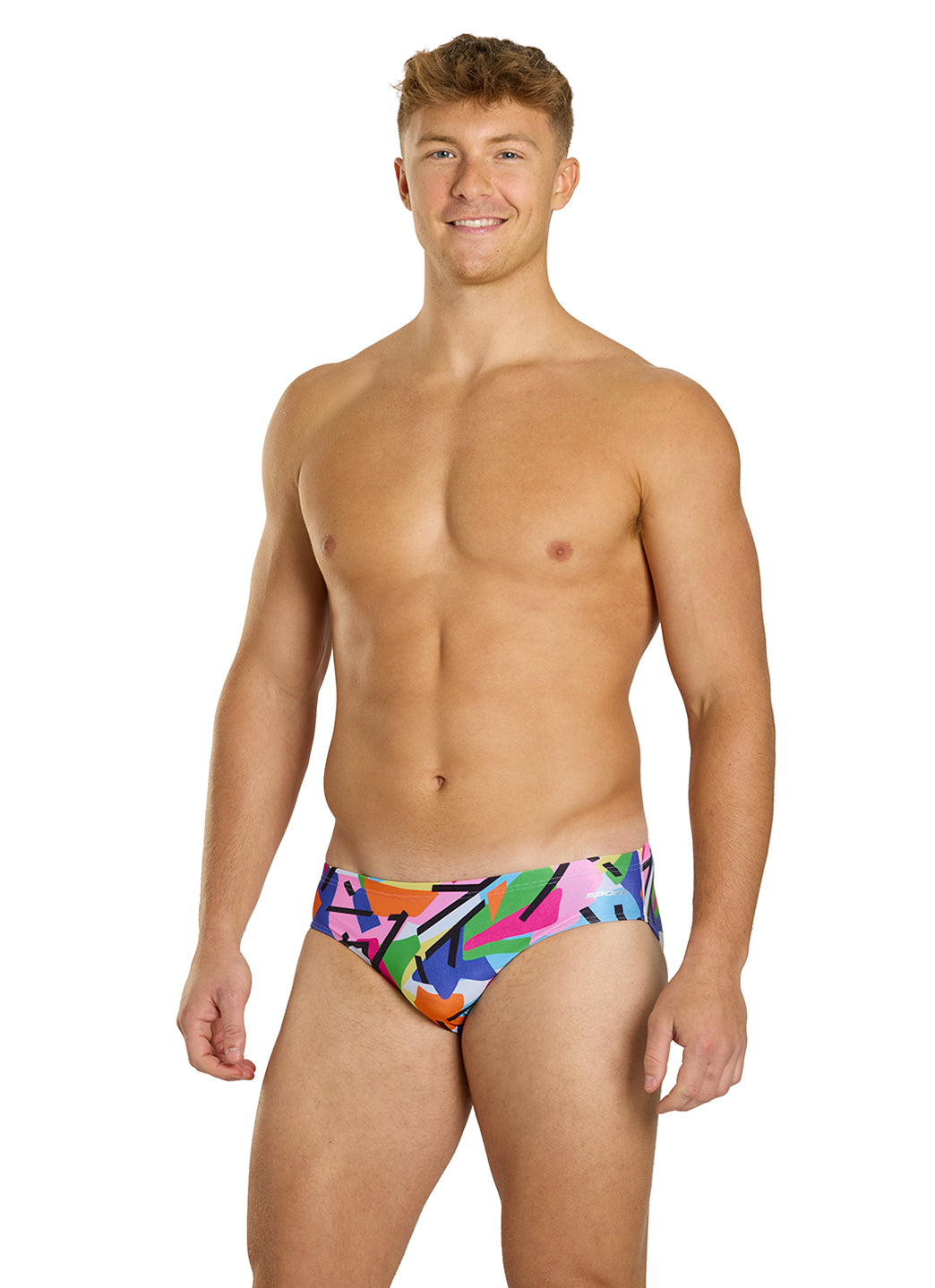 Sporti HydroLast Electric Pop Brief Swimsuit (26-40)、mySite、noshort