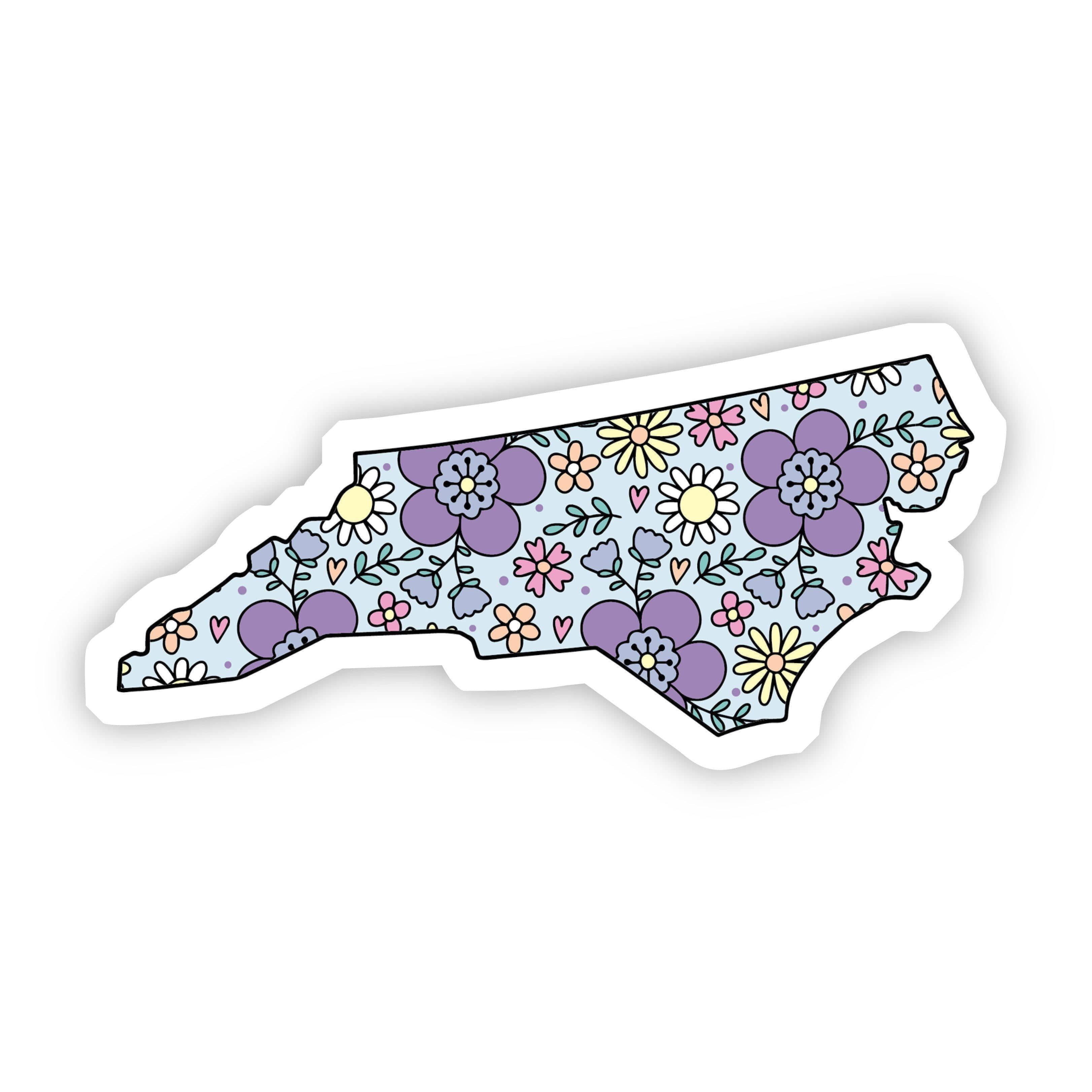  North Carolina Floral Sticker、mySite、elrpsem3k