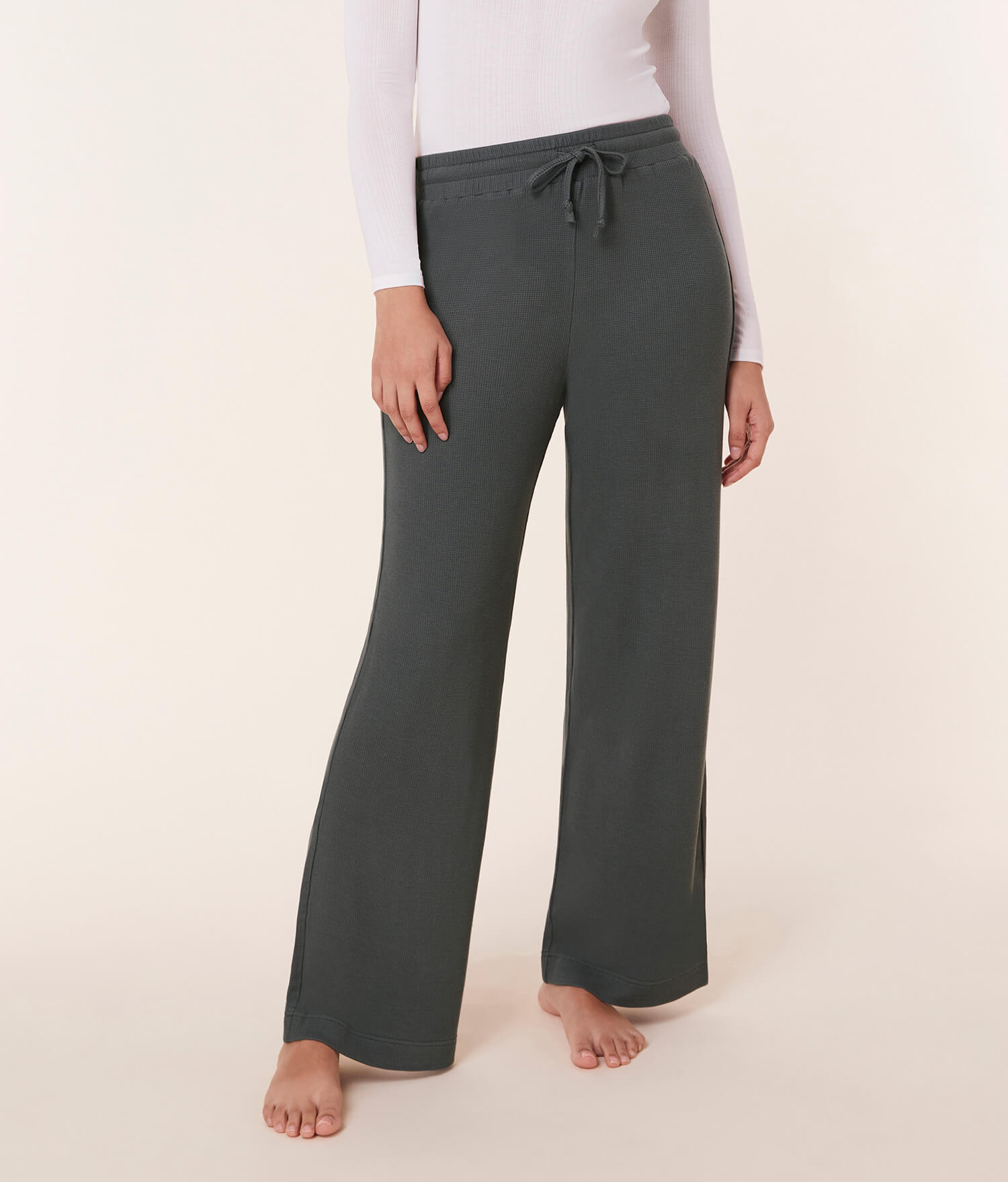  The Wide Leg Pant - Waffle - Dove、mySite、ashleygrahame