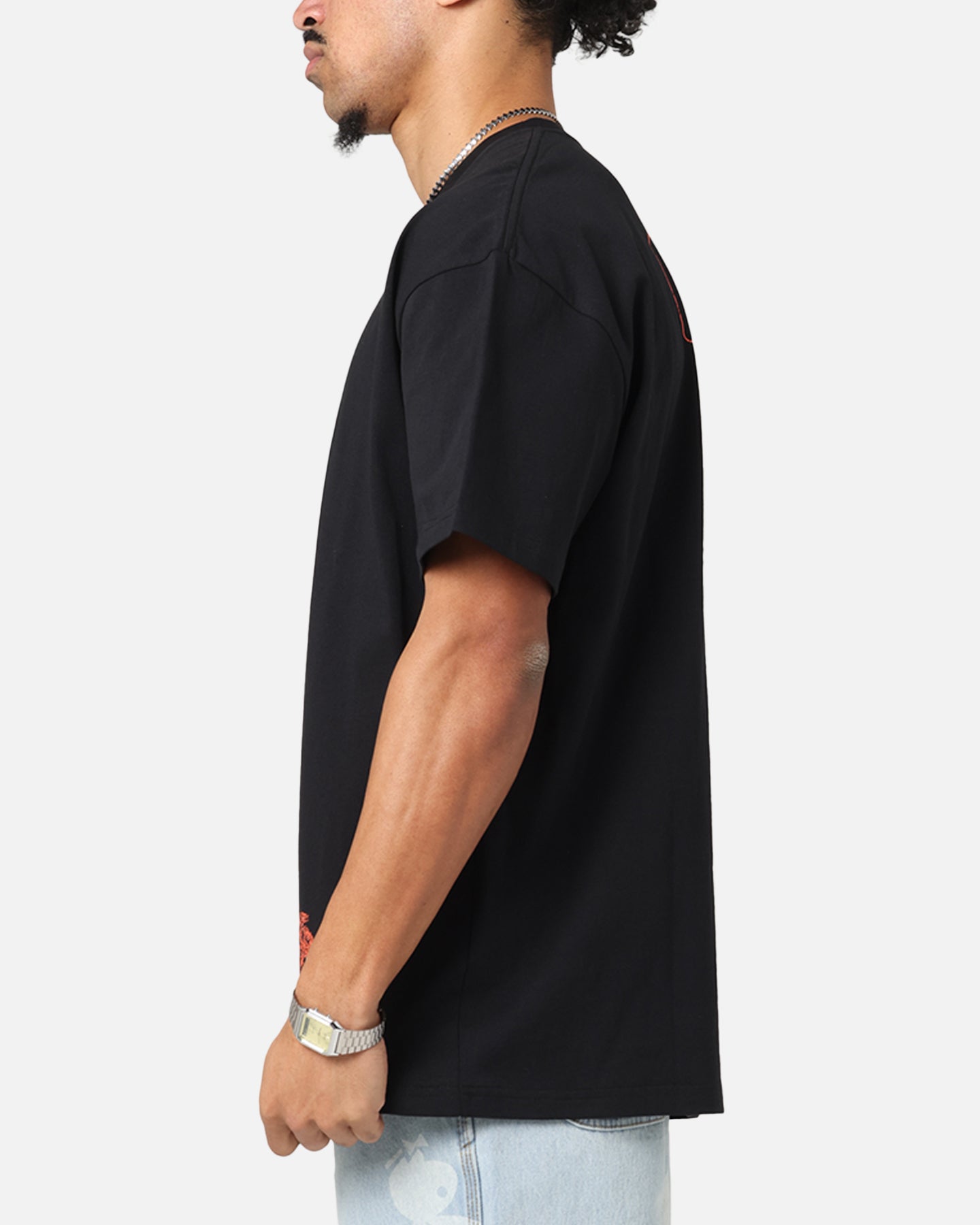 American Thrift X Sesame Street Elmo Grail Heavy T-Shirt Black、mySite、zt4zffjzw