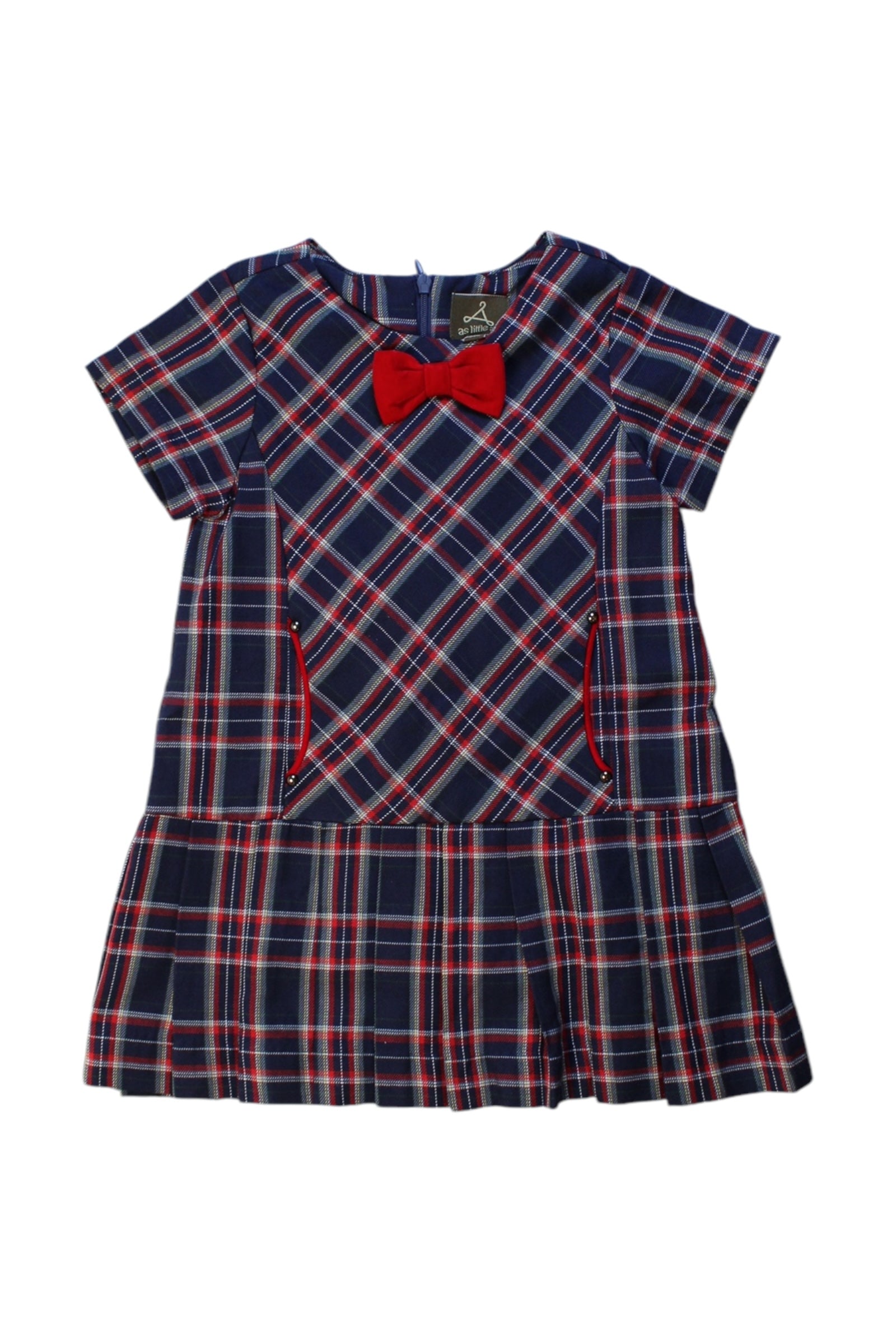 As Little As Plaid Dress With Bow 18-24M、mySite、g9winljtr