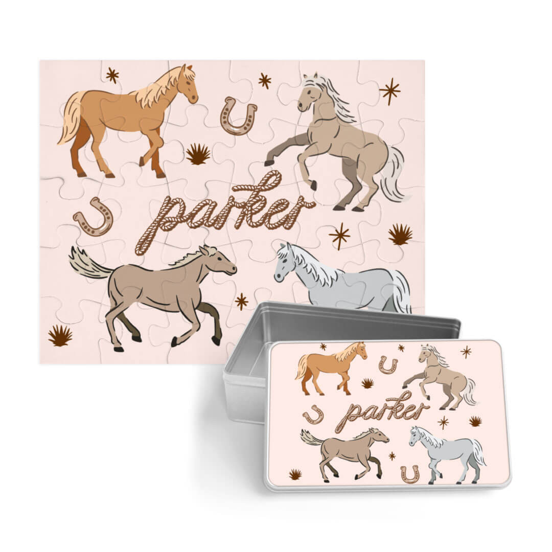  Kids Personalized 30 Piece Puzzle | P's Ponies、mySite、layawaytickets