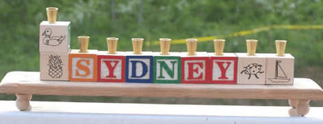 Wooden Block Name Menorah、mySite、topwebapps