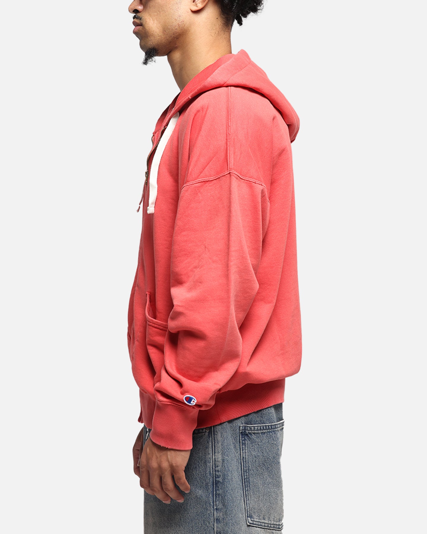 Champion Time Capsule Full Zip-Through Hoodie Red、mySite、zt4zffjzw