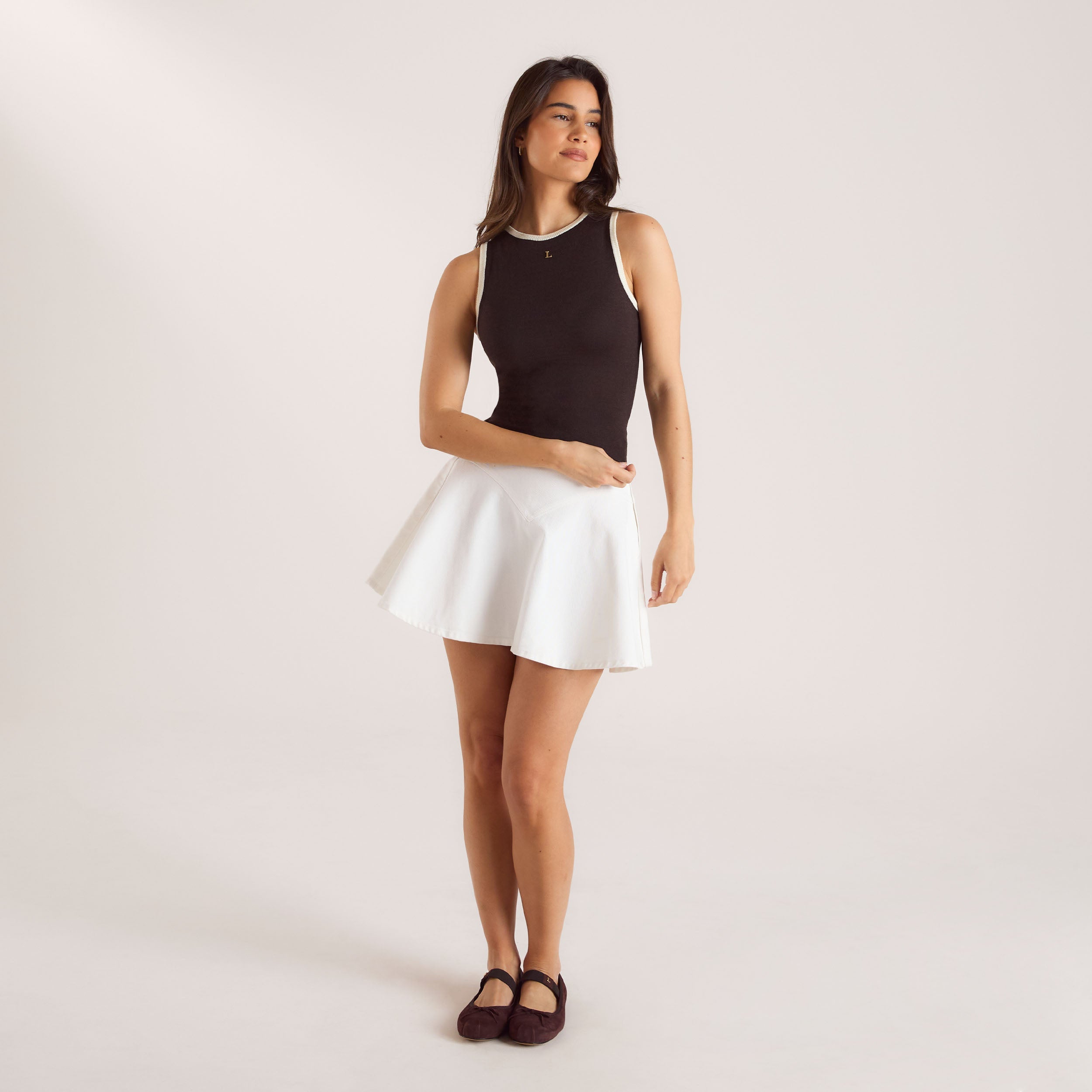 Knitted Vest Top - Chocolate、mySite、bengalsvssteelers