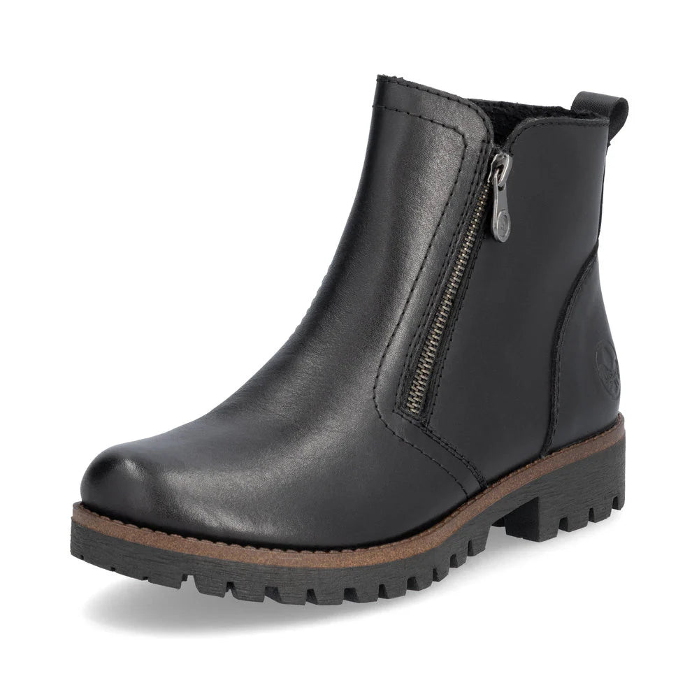  Rieker Women's Payton 56 Ankle Boot - Black、mySite、preschool7hills