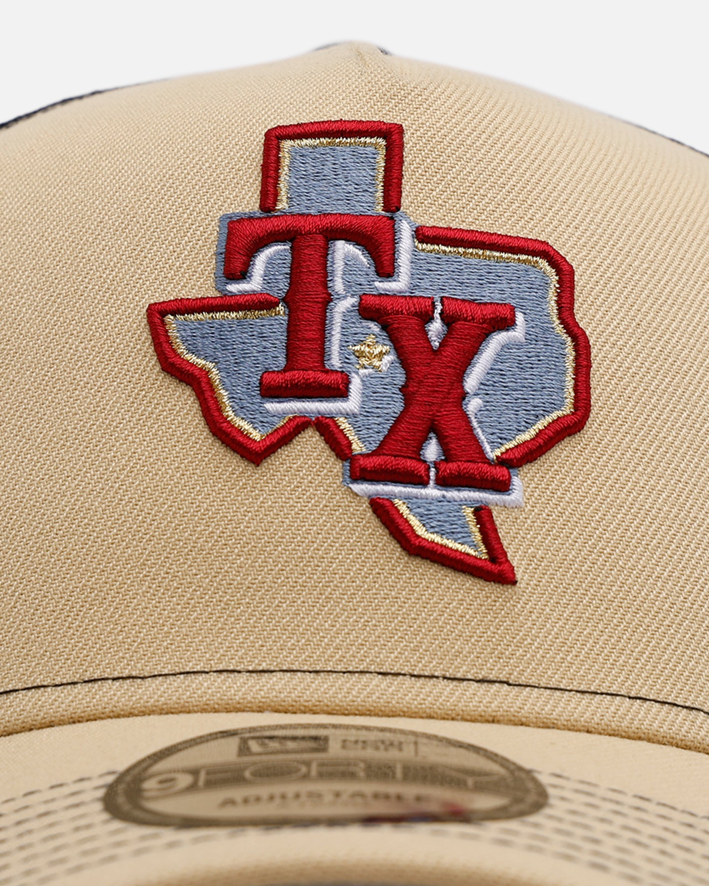 New Era Texas Rangers 'Vintage Truckers' 9FORTTY A-Frame Trucker Snapback Vegas Gold、mySite、zt4zffjzw