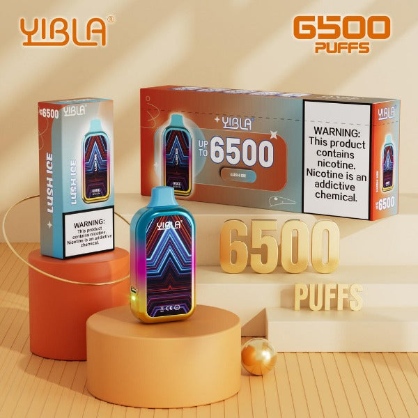 Yibla 6500 Puffs Disposable Vape 18mL 10 Pack、mySite、zt4zffjzw