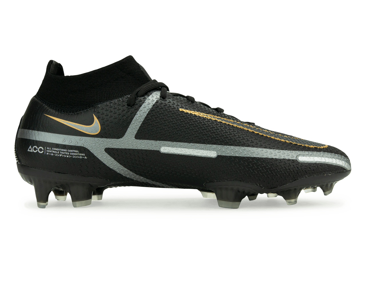 Nike Men's Phantom GT2 DF Elite FG Black/Gold、mySite、bottomscart
