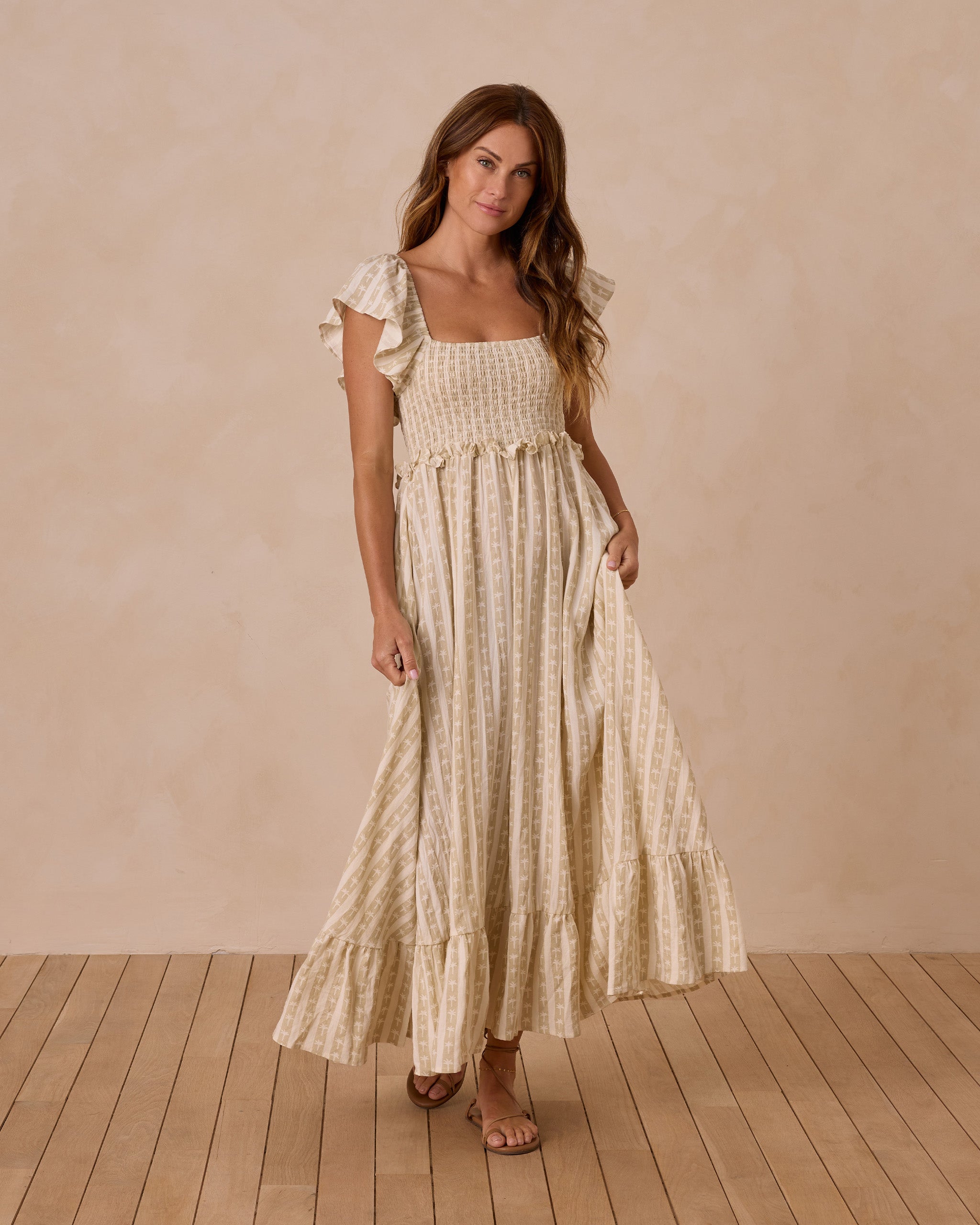  Francesca Dress | Palm Stripe、mySite、layawaytickets