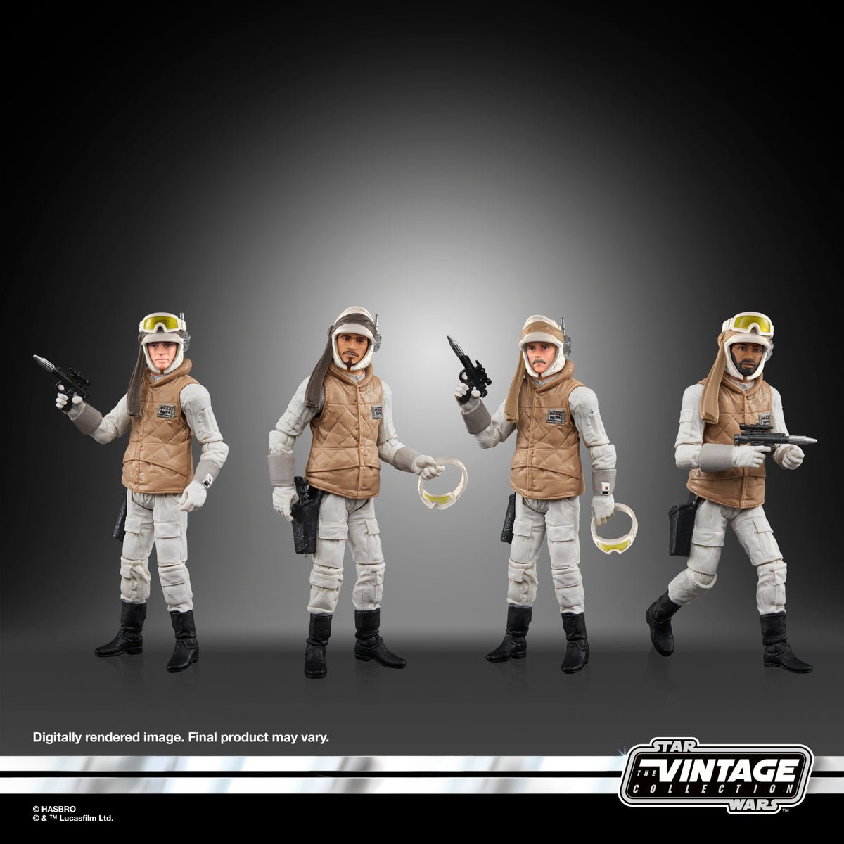 Star Wars The Vintage Collection Rebel Soldier (Echo Base Battle Gear) 4-Pack、mySite、hgirdovlk