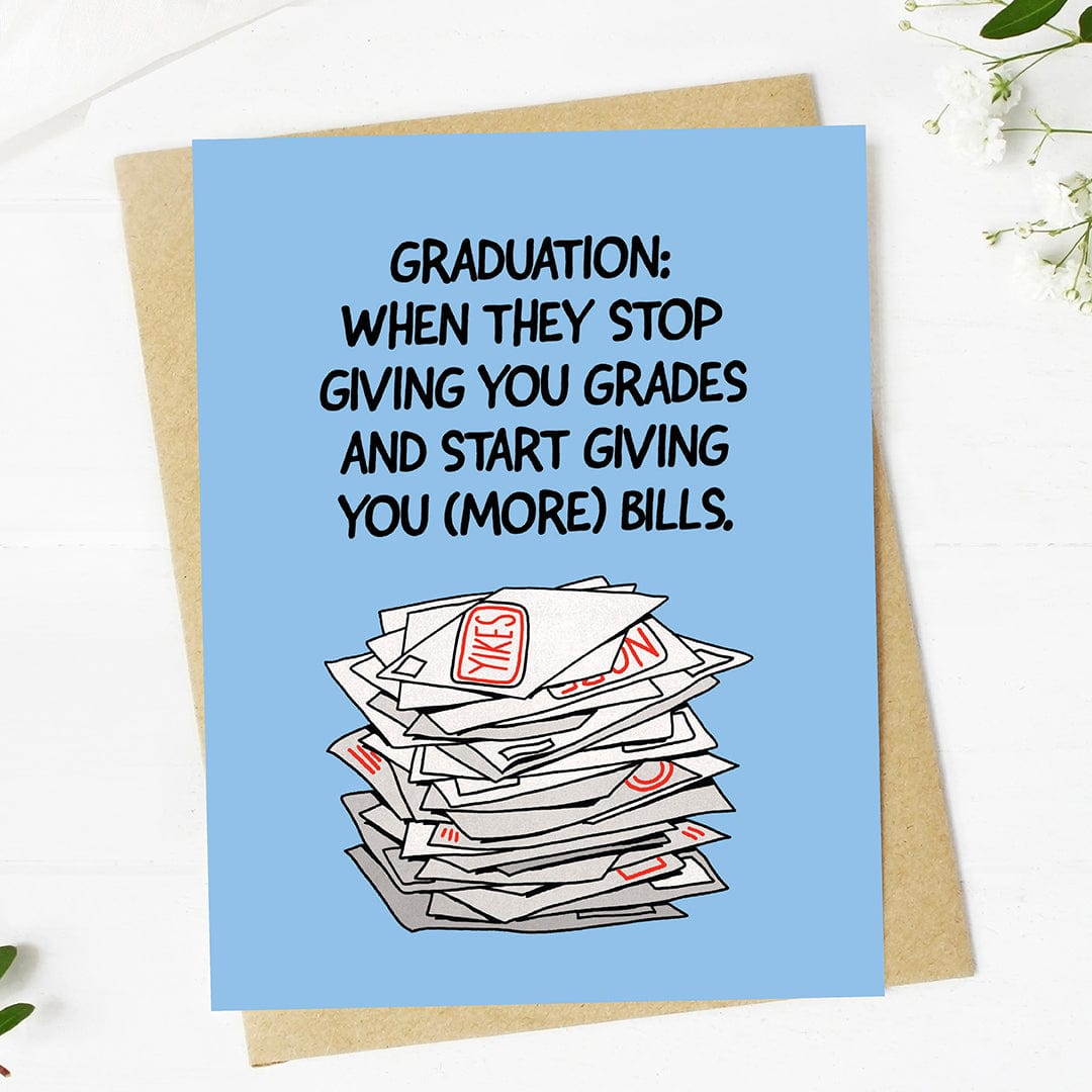  More Bills Funny Graduation Card、mySite、elrpsem3k