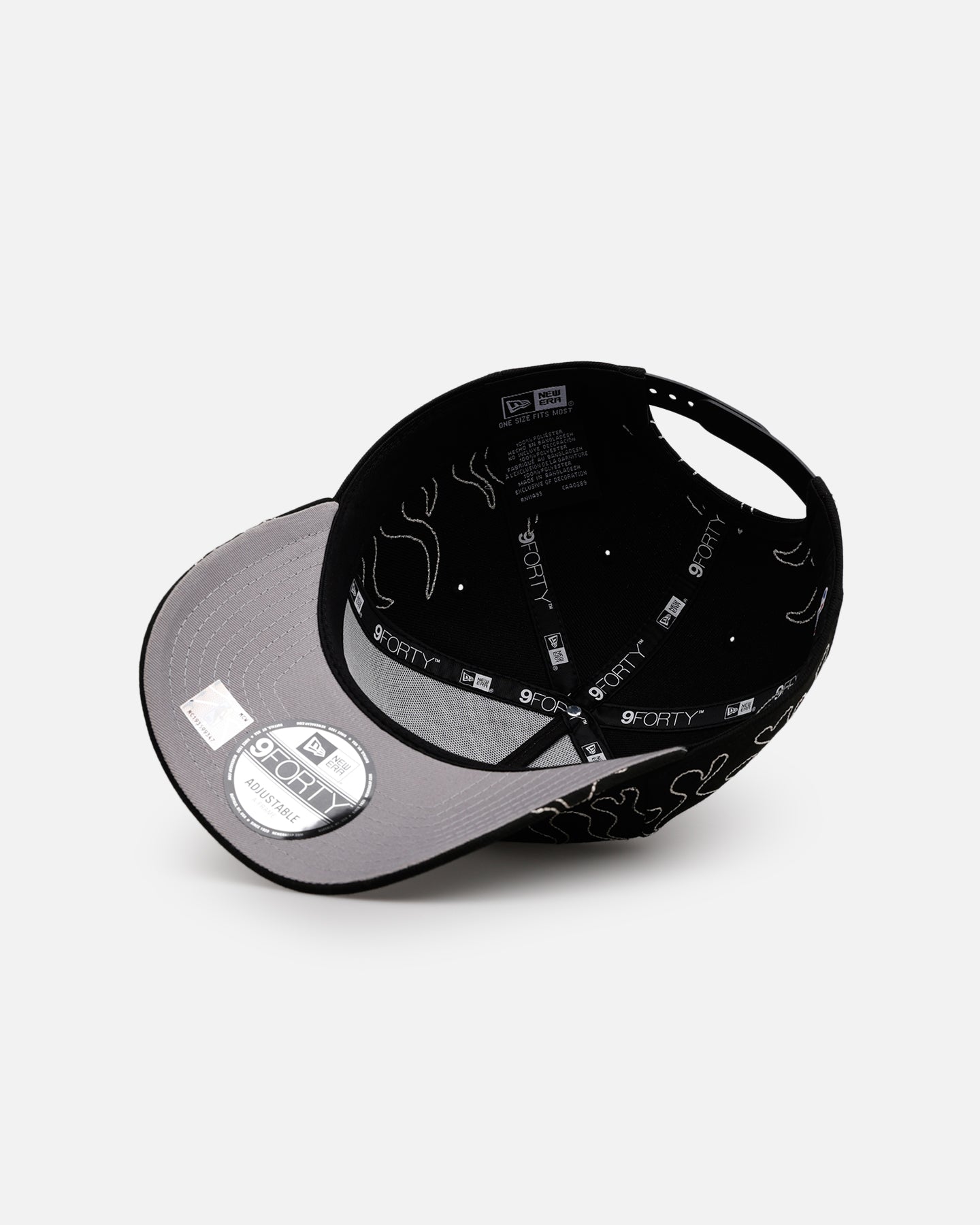 New Era Los Angeles Lakers 'Outline Flames' 9FORTY A-Frame Snapback Black、mySite、zt4zffjzw