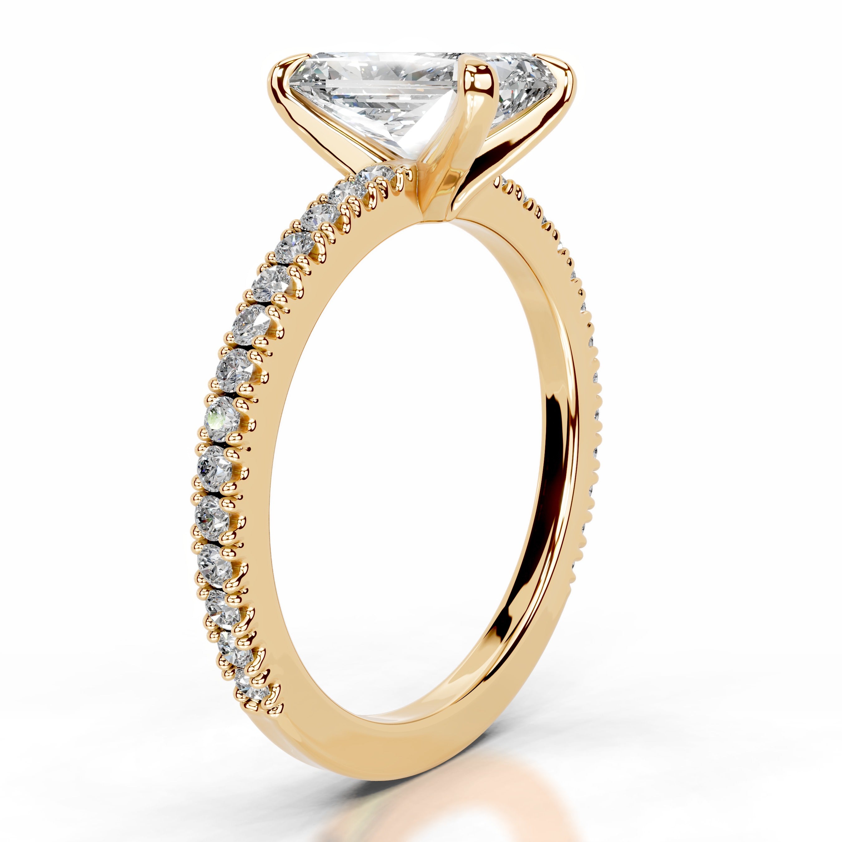 Luisana Lab Grown Diamond Ring - 18K Yellow Gold、mySite、hinf8tx79