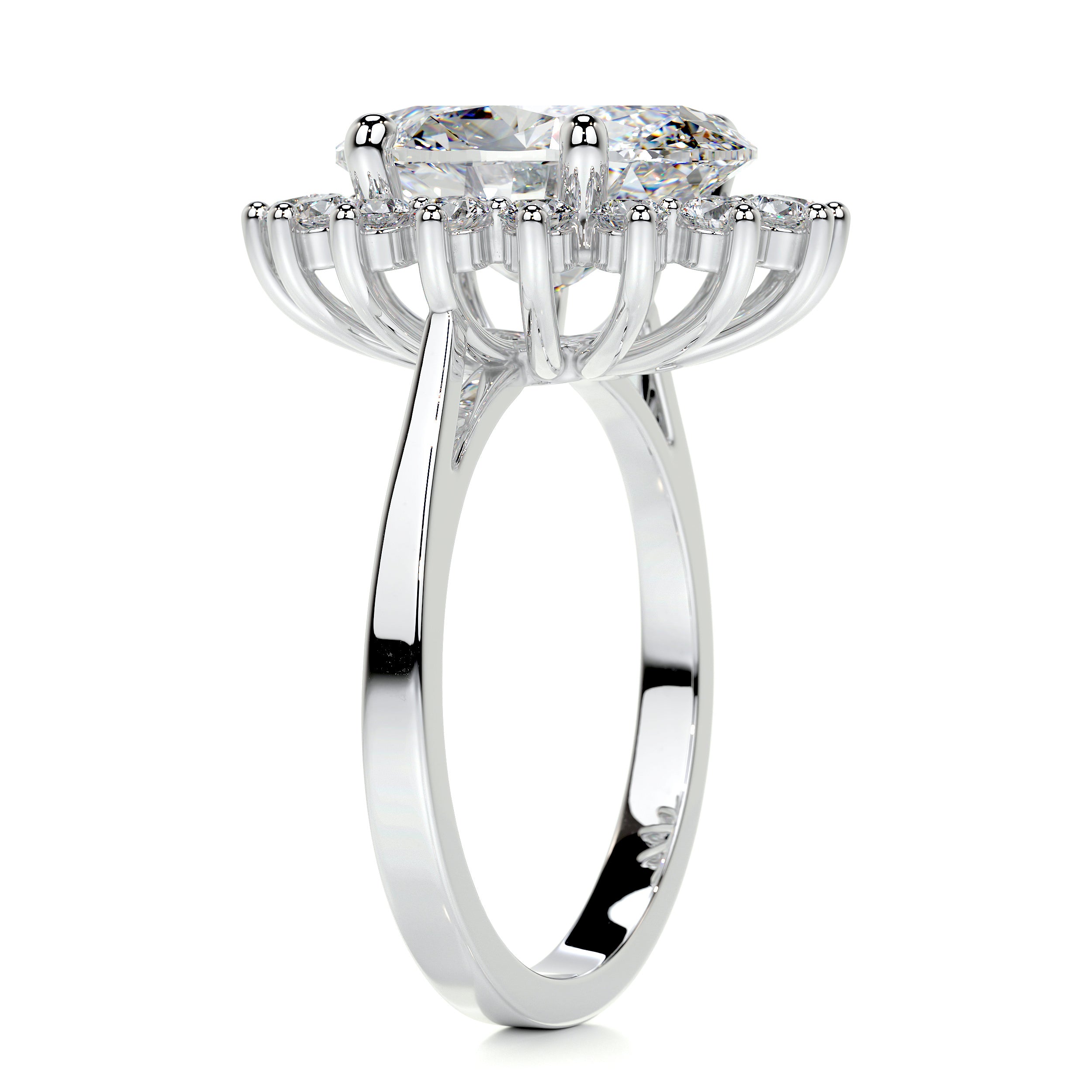 Lyn Diamond Engagement Ring - 14K White Gold、mySite、hinf8tx79
