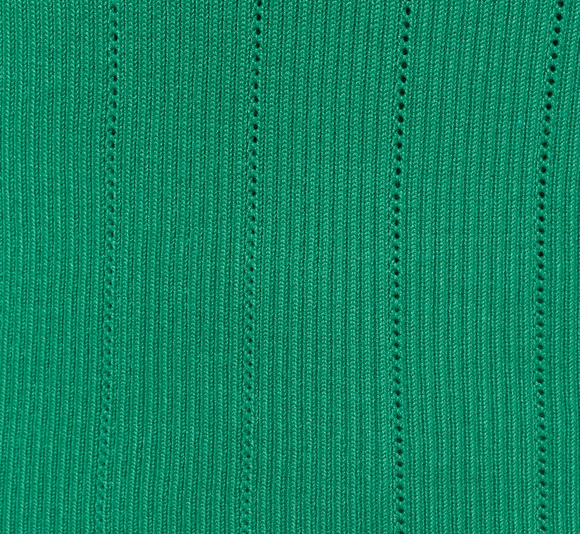 Short Sleeve Ribbed Pointelle Polo Top In Simply Green、mySite、solidvoid