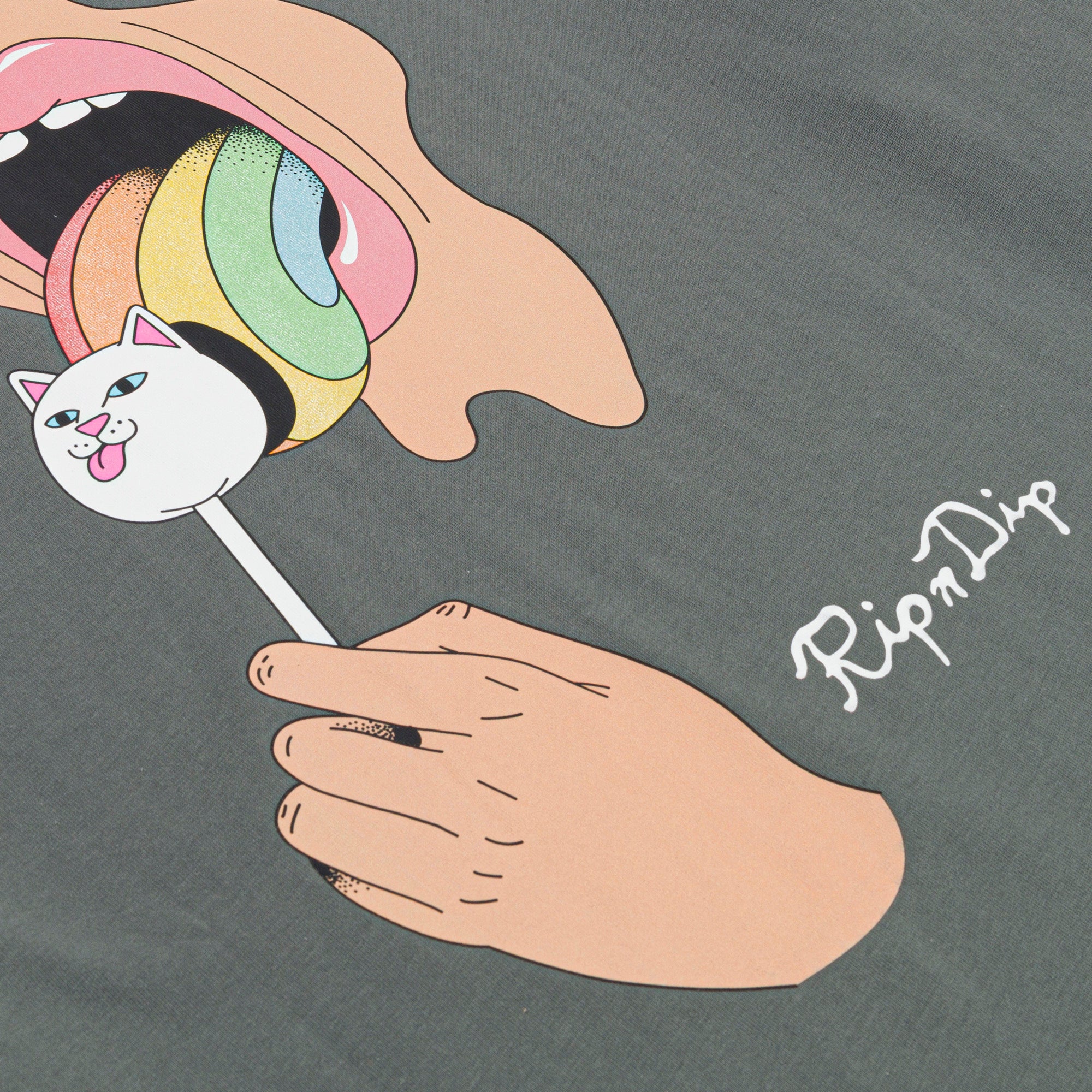  Lick Me Tee (Charcoal) 7.5oz、mySite、merchandisen