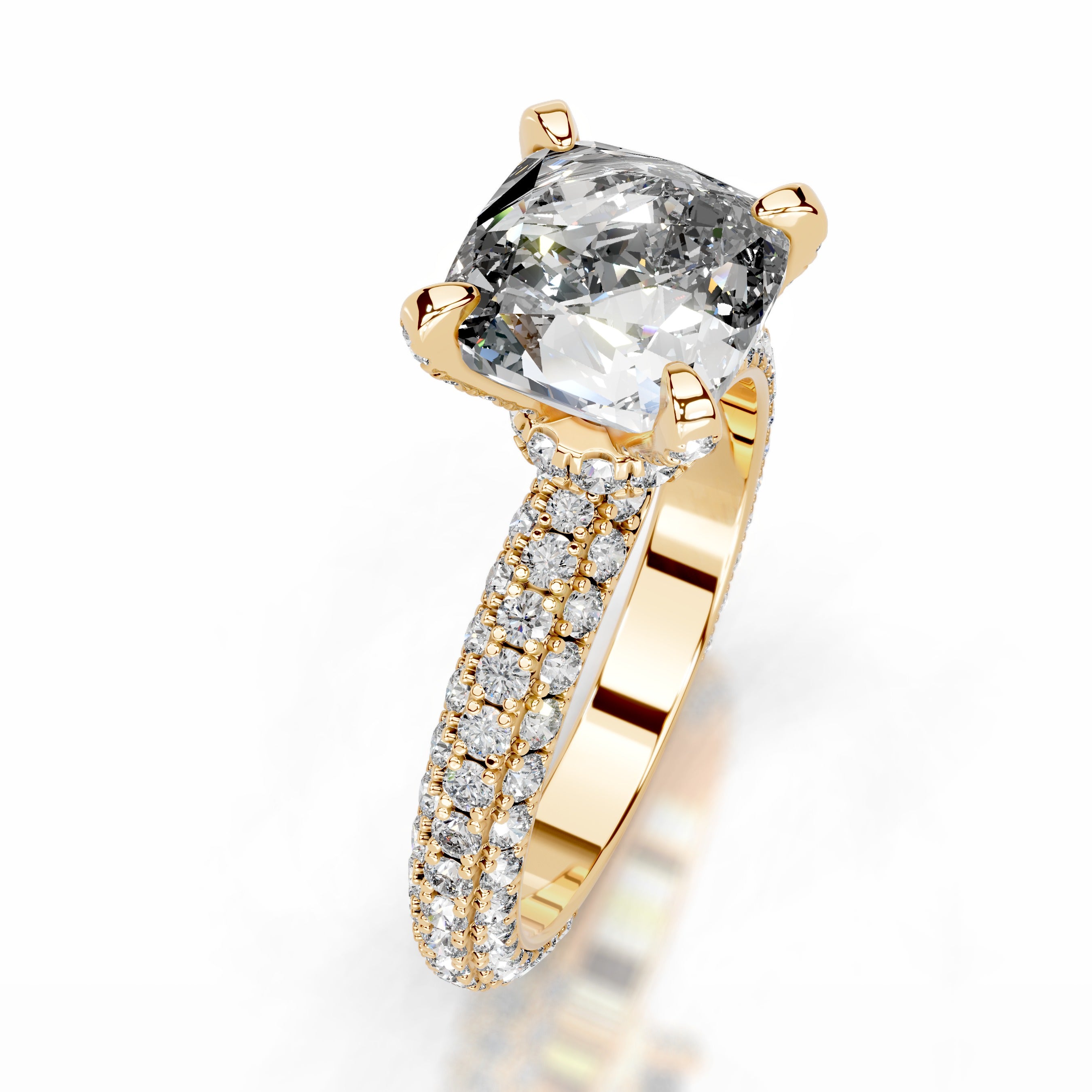 Milly Lab Grown Diamond Ring - 18K Yellow Gold、mySite、hinf8tx79