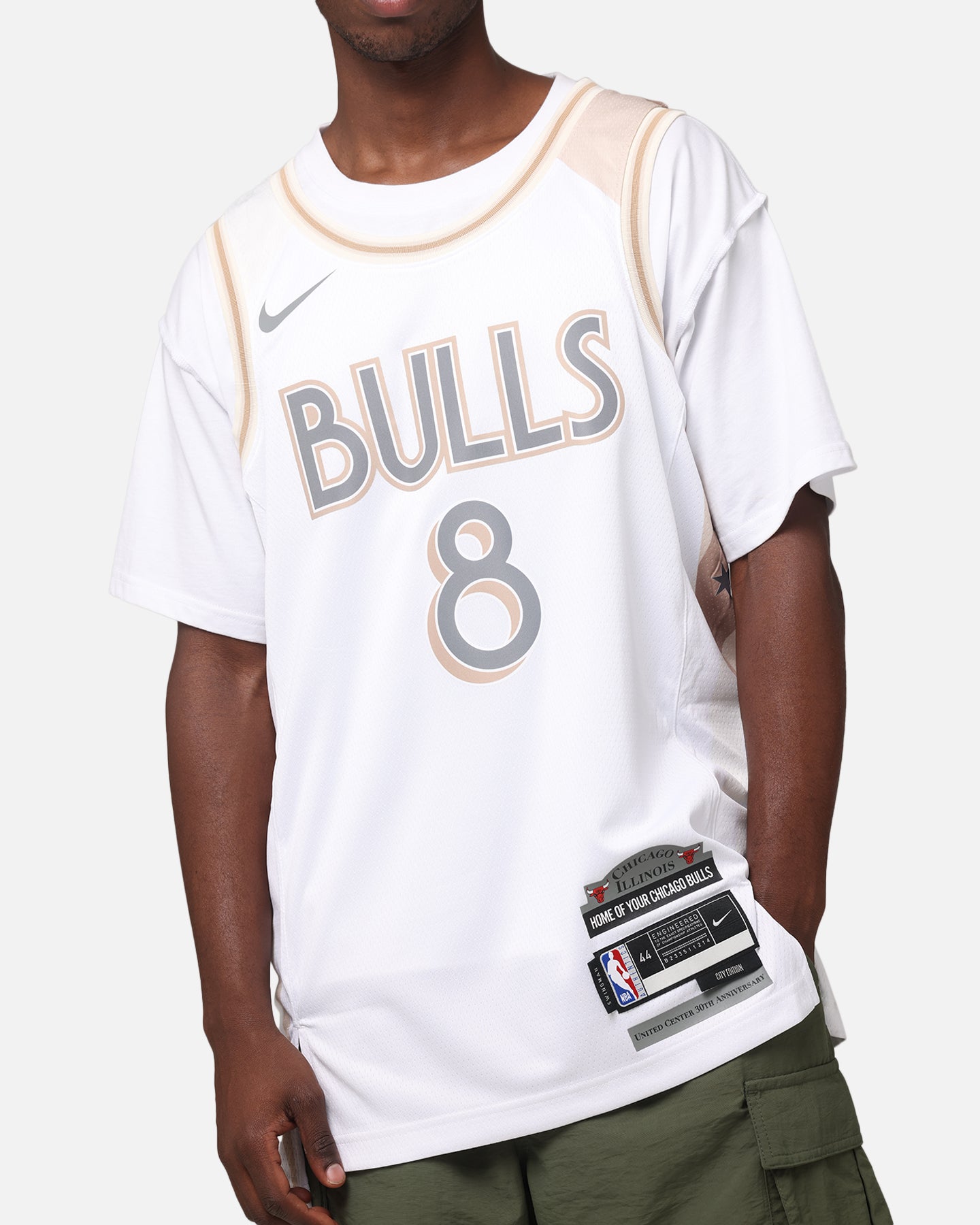 Nike Zach LaVine Chicago Bulls #8 City Edition 2024/25 Nike Dri-Fit NBA Swingman Jersey White、mySite、zt4zffjzw