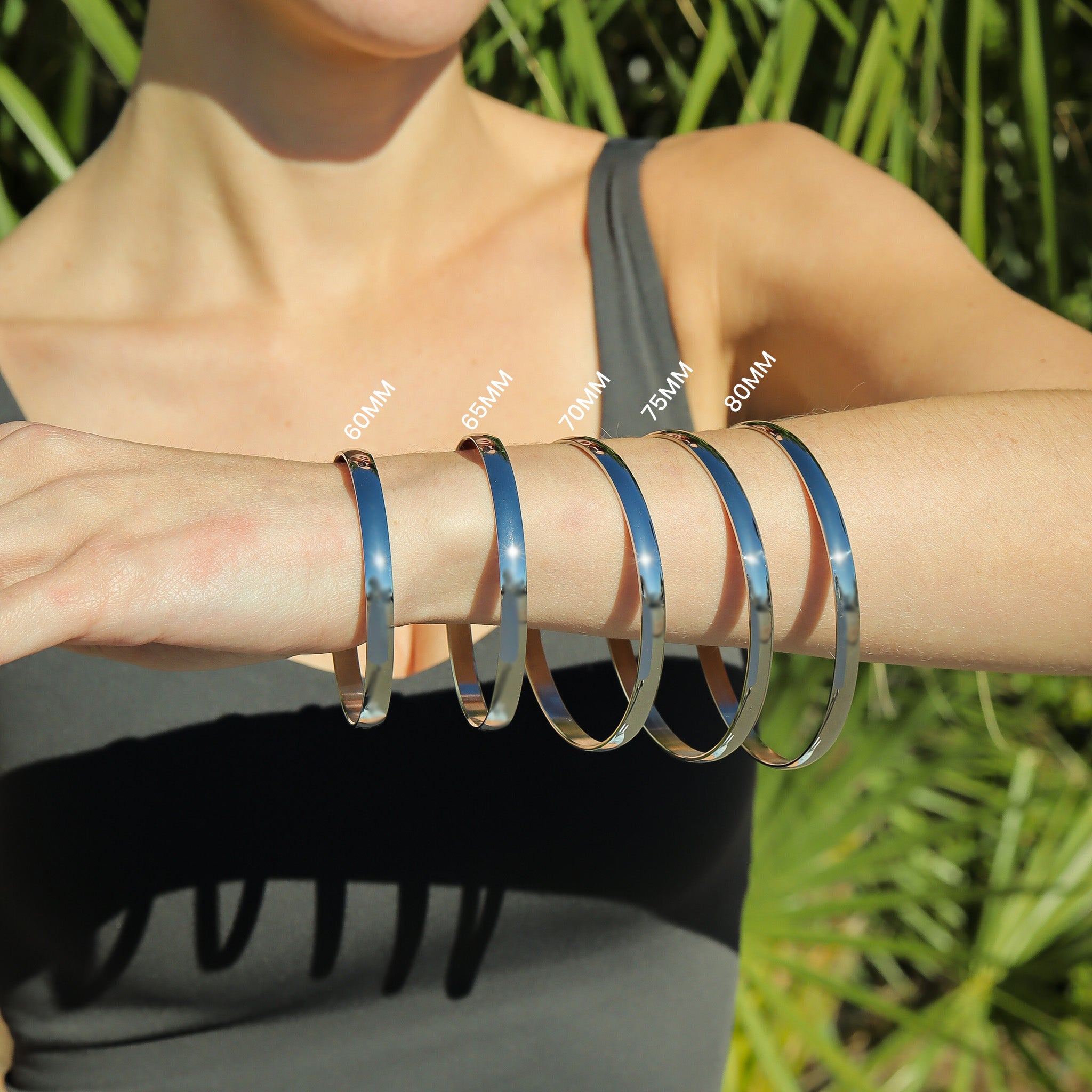 Engravable Stainless Steel Bangle / BRJ9006、mySite、dreamappss