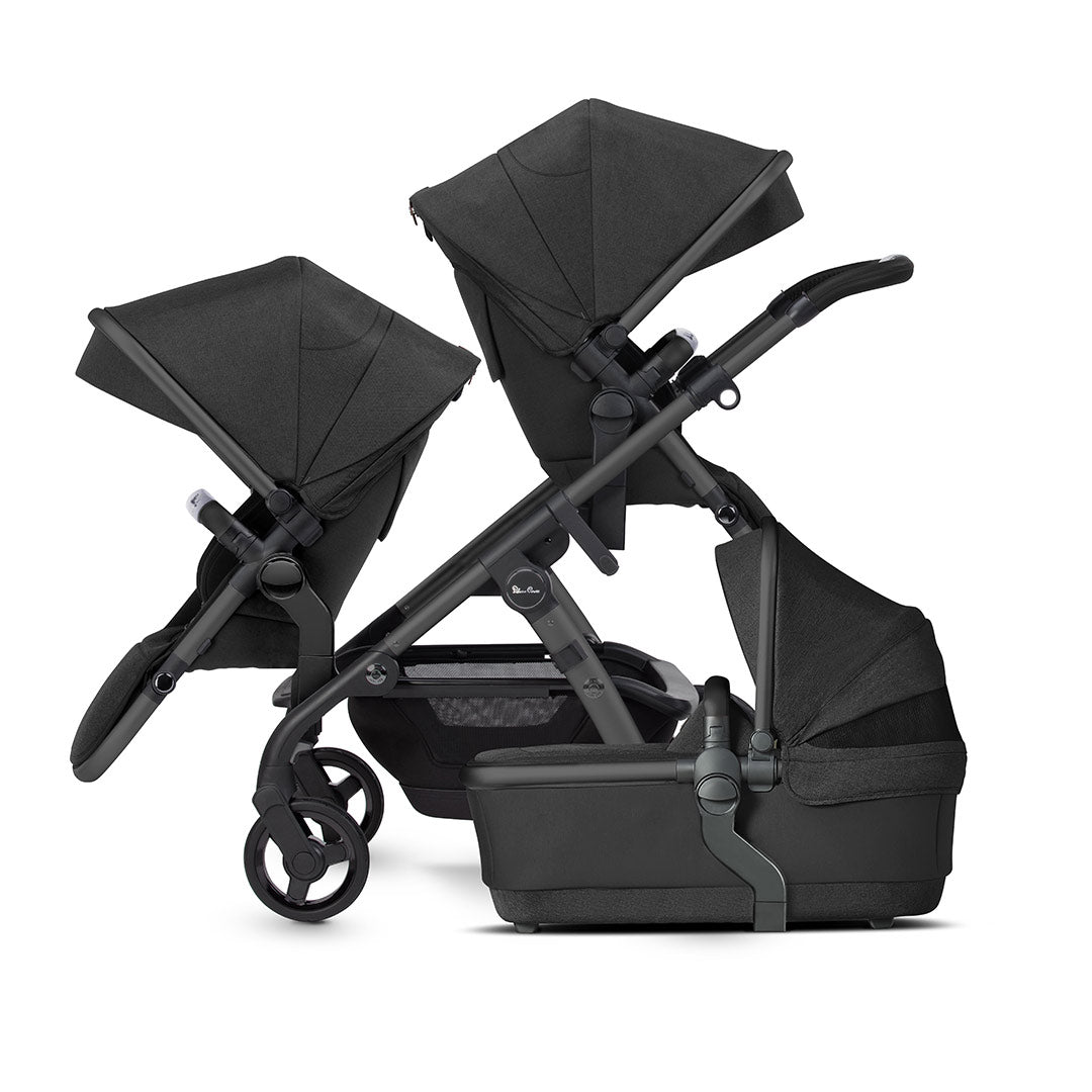  Silver Cross Wave 3 Twin Pushchair - Onyx、mySite、merchandisen