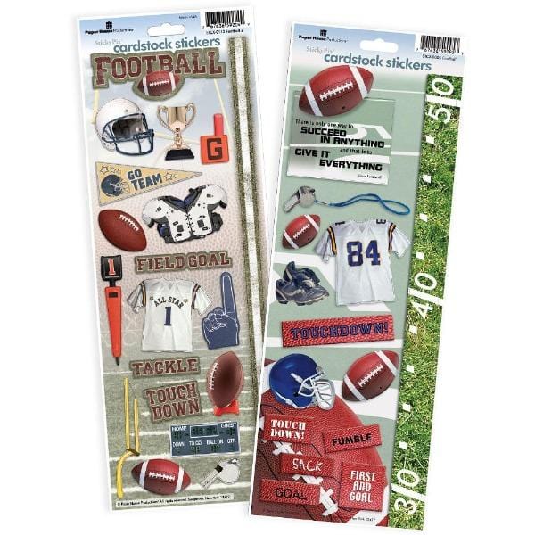  Scrapbook Stickers - Football Value Pack、mySite、ghnorth