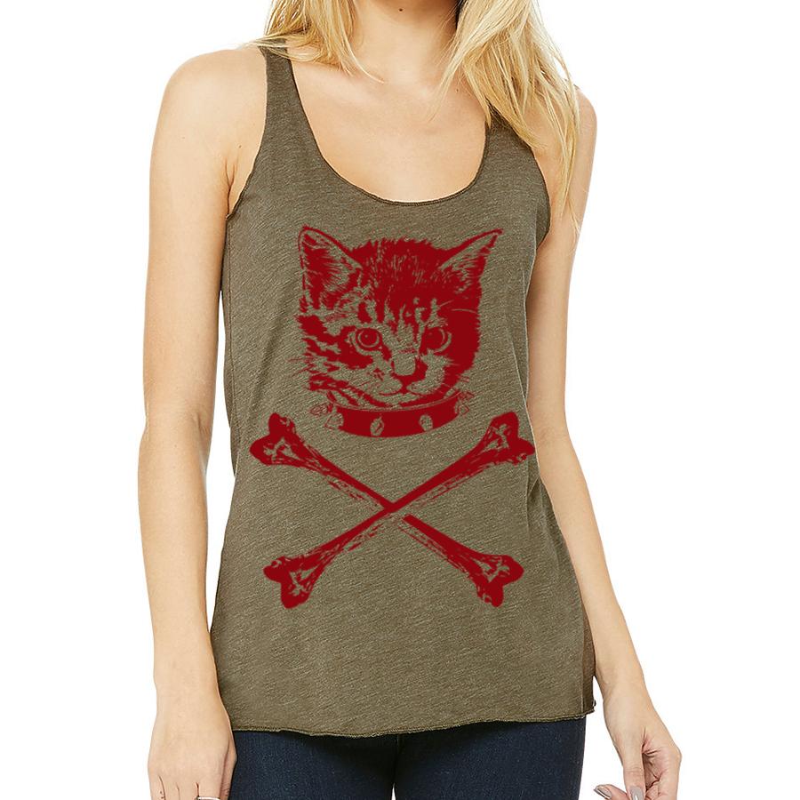 Danger Kitty Tank Top、mySite、camillekostekn
