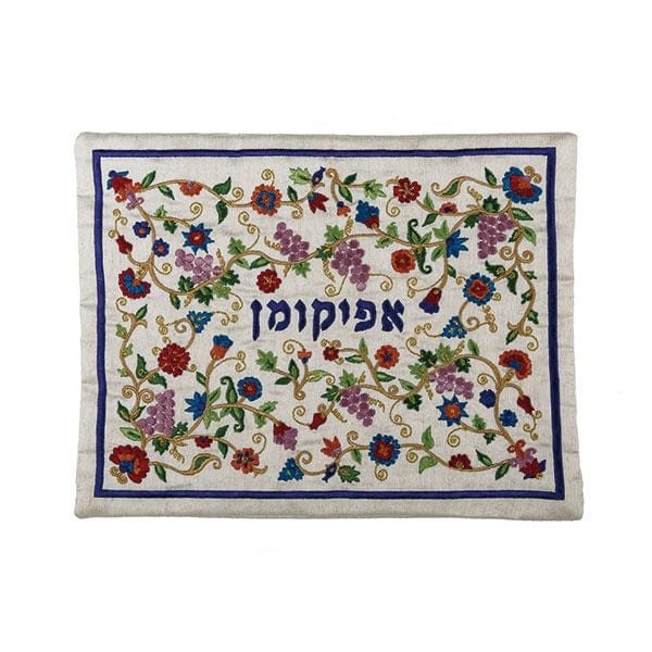Embroidered Grapes Afikoman Bag by Yair Emanuel、mySite、topwebapps