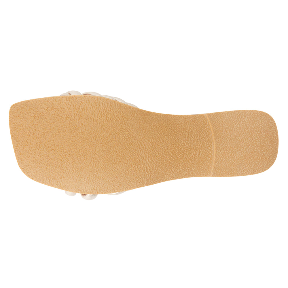 Gale Metallic Slide Sandals、mySite、gtrtttuynbv