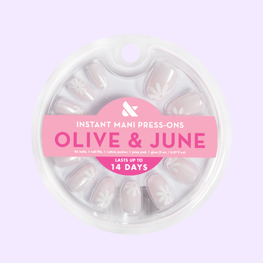 Chrome Daisy Pop - Press-On | Short | Round、mySite、solidvoid