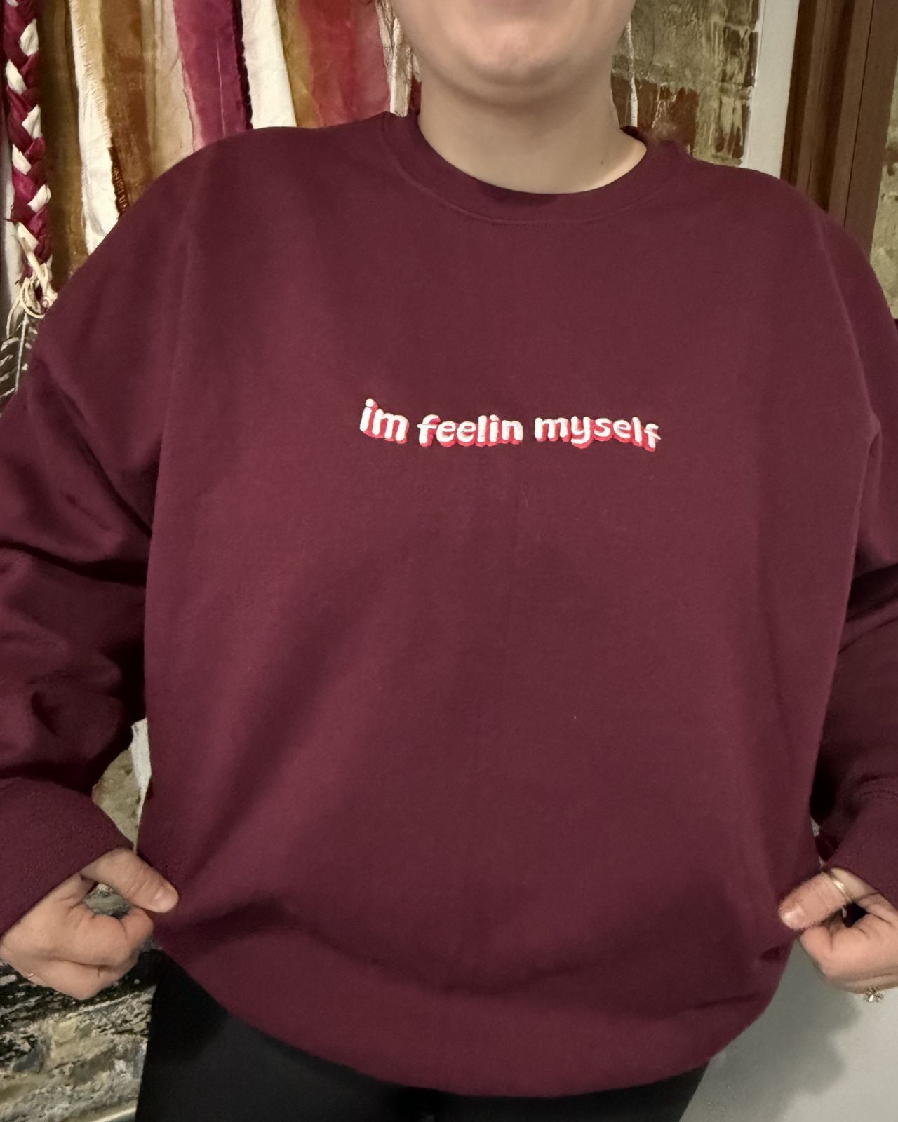 Im Feelin Myself Unisex Sweatshirt、mySite、bengalsvssteelers