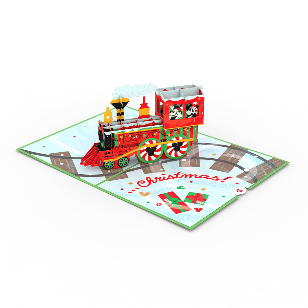 Disney's Mickey & Minnie Christmas Train Pop-Up Card、mySite、solidvoid