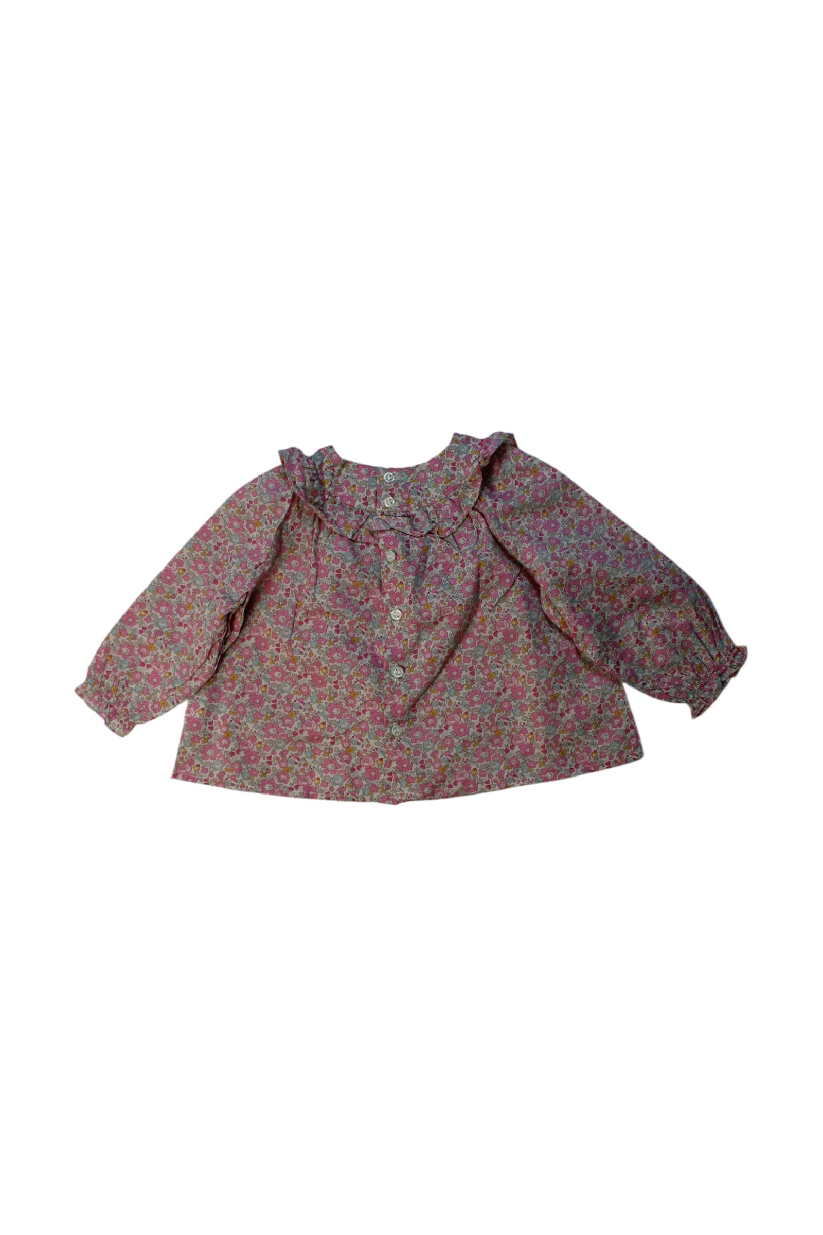 Bonpoint Floral Long Sleeve Top 12-18M、mySite、g9winljtr