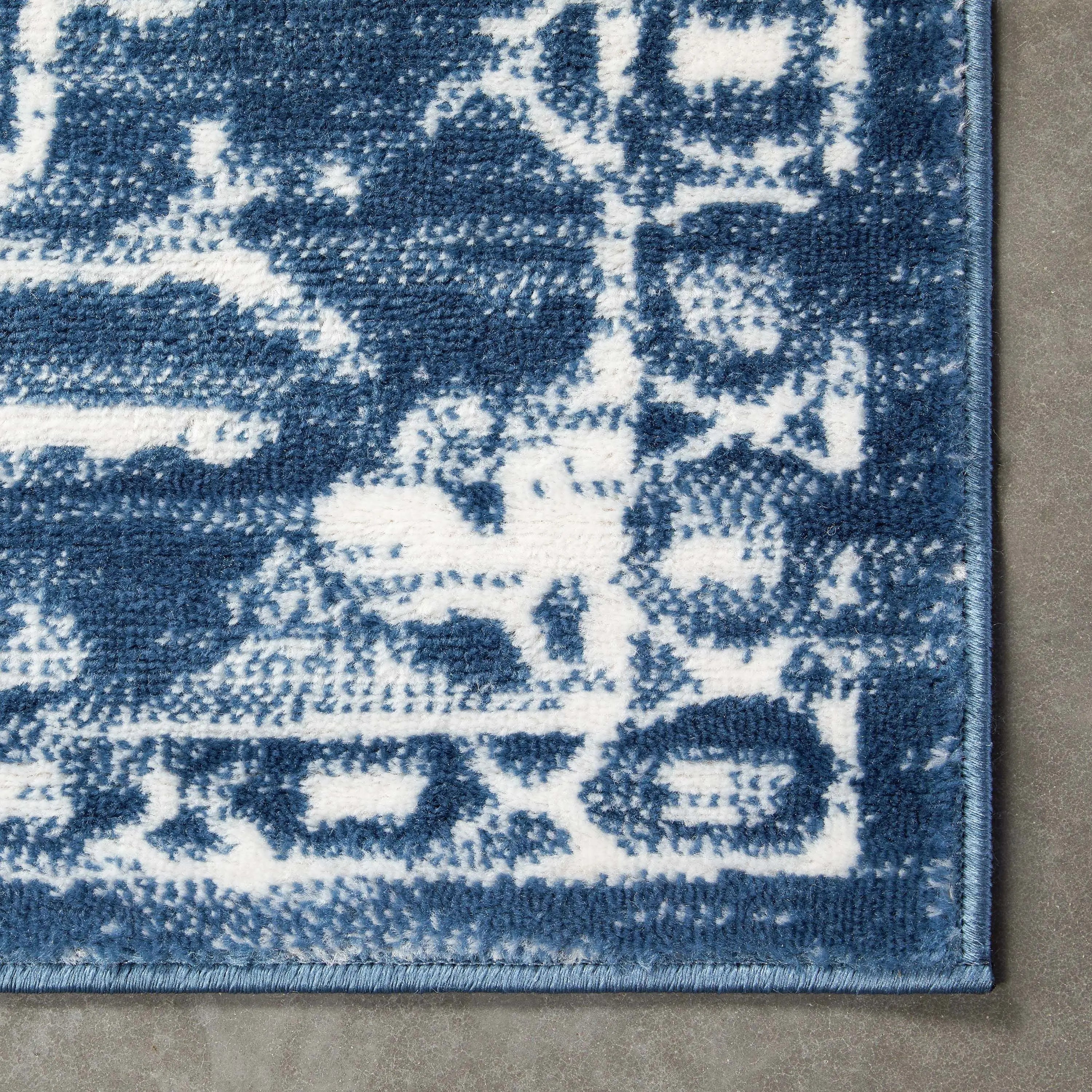 Disa Vintage Medallion Light Blue Soft Rug By Chill Rugs、mySite、gigharbornorthrealestate