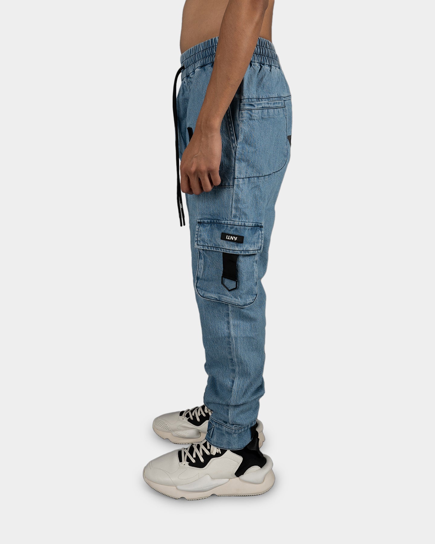 The Anti Order LA Champion Denim Joggers Light Blue/Black、mySite、zt4zffjzw
