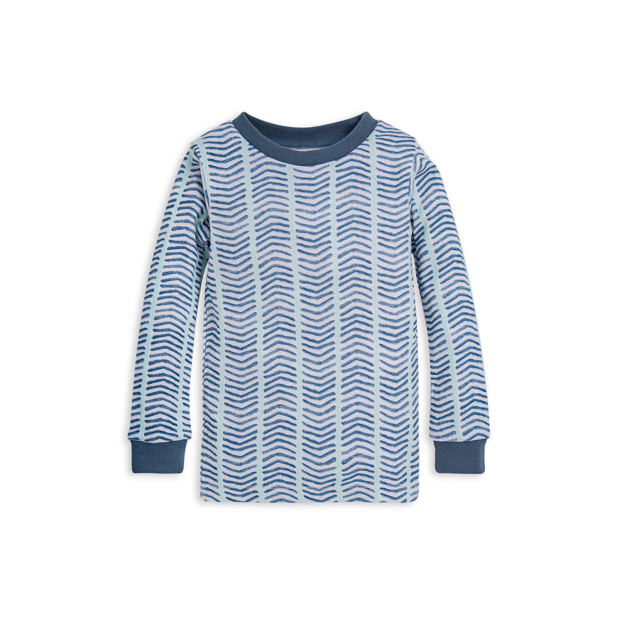  Watercolor Chevron Organic Cotton Snug Fit Pajamas、mySite、layawaytickets