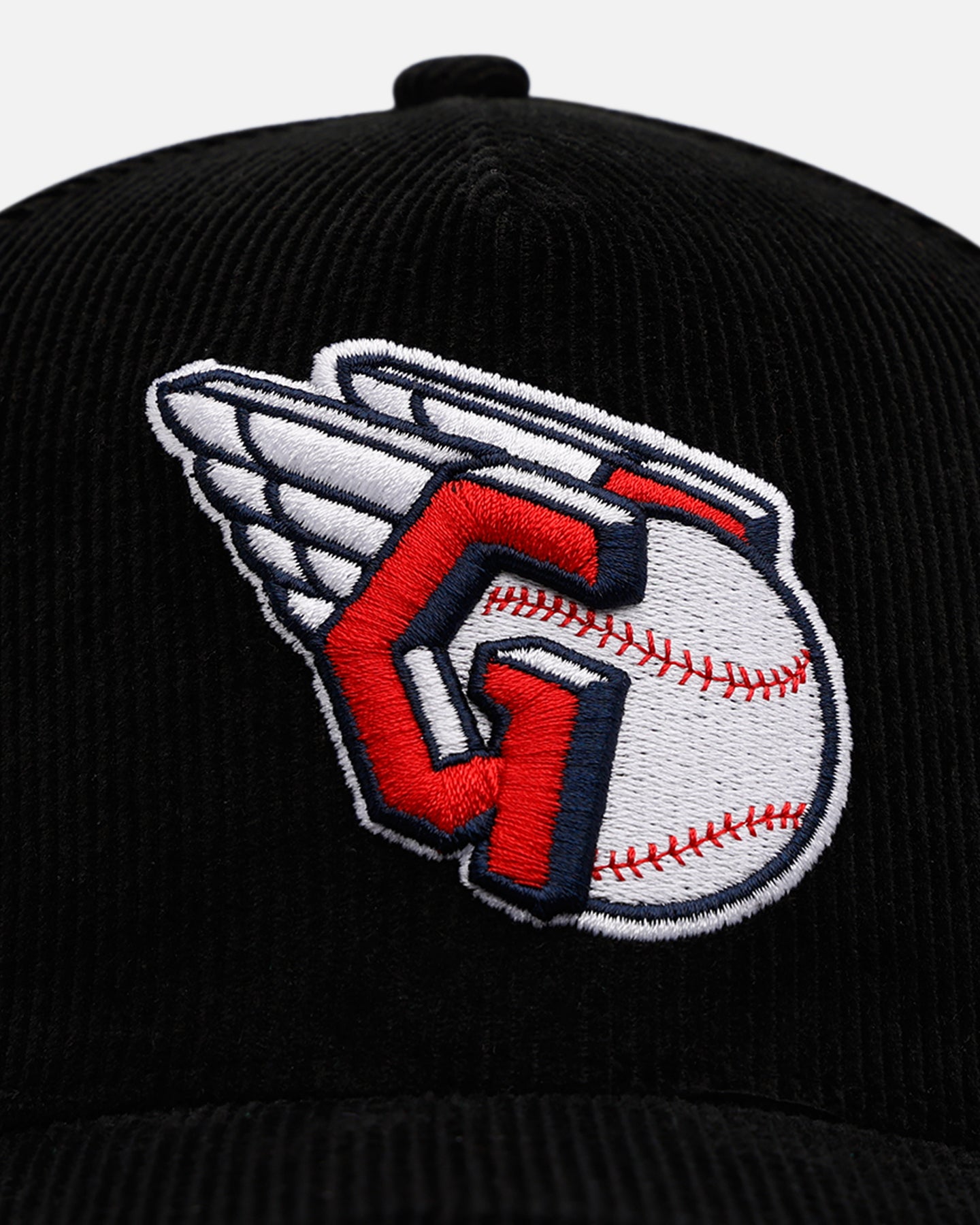 New Era Cleveland Guardians 'Black Cord' 9FORTY A-Frame Corduroy Snapback Black、mySite、zt4zffjzw