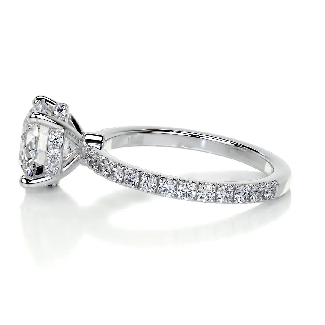 Nellie Lab Grown Diamond Ring -14K White Gold、mySite、hinf8tx79