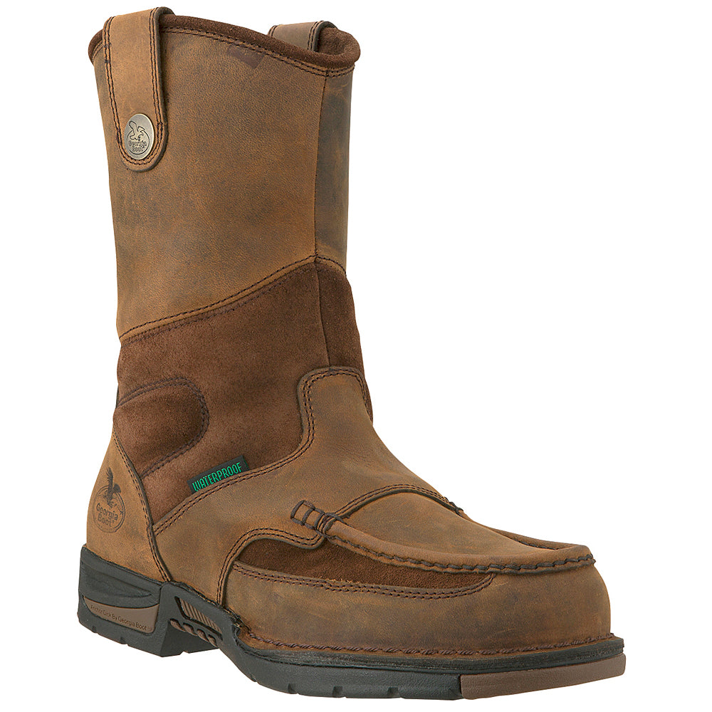 Athens 10 Inch Waterproof Steel Toe Work Boots、mySite、gtrtttuynbv