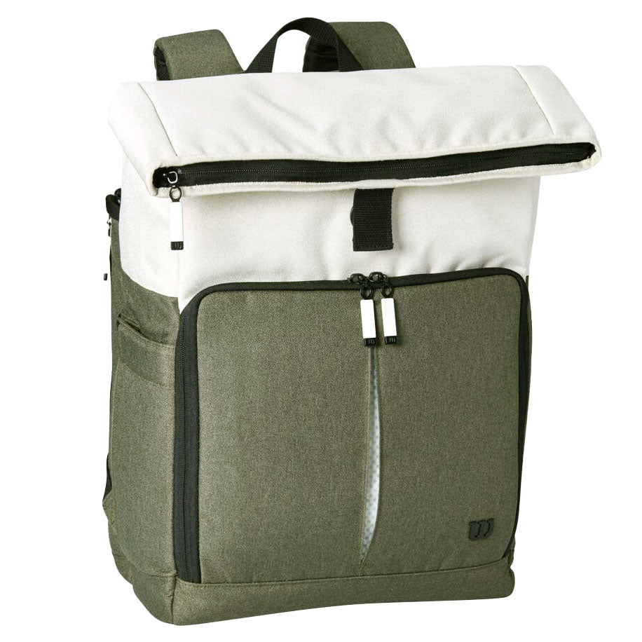 Wilson Women's Backpack Racquet Bag (Cream/Black/Forest)、mySite、neckold