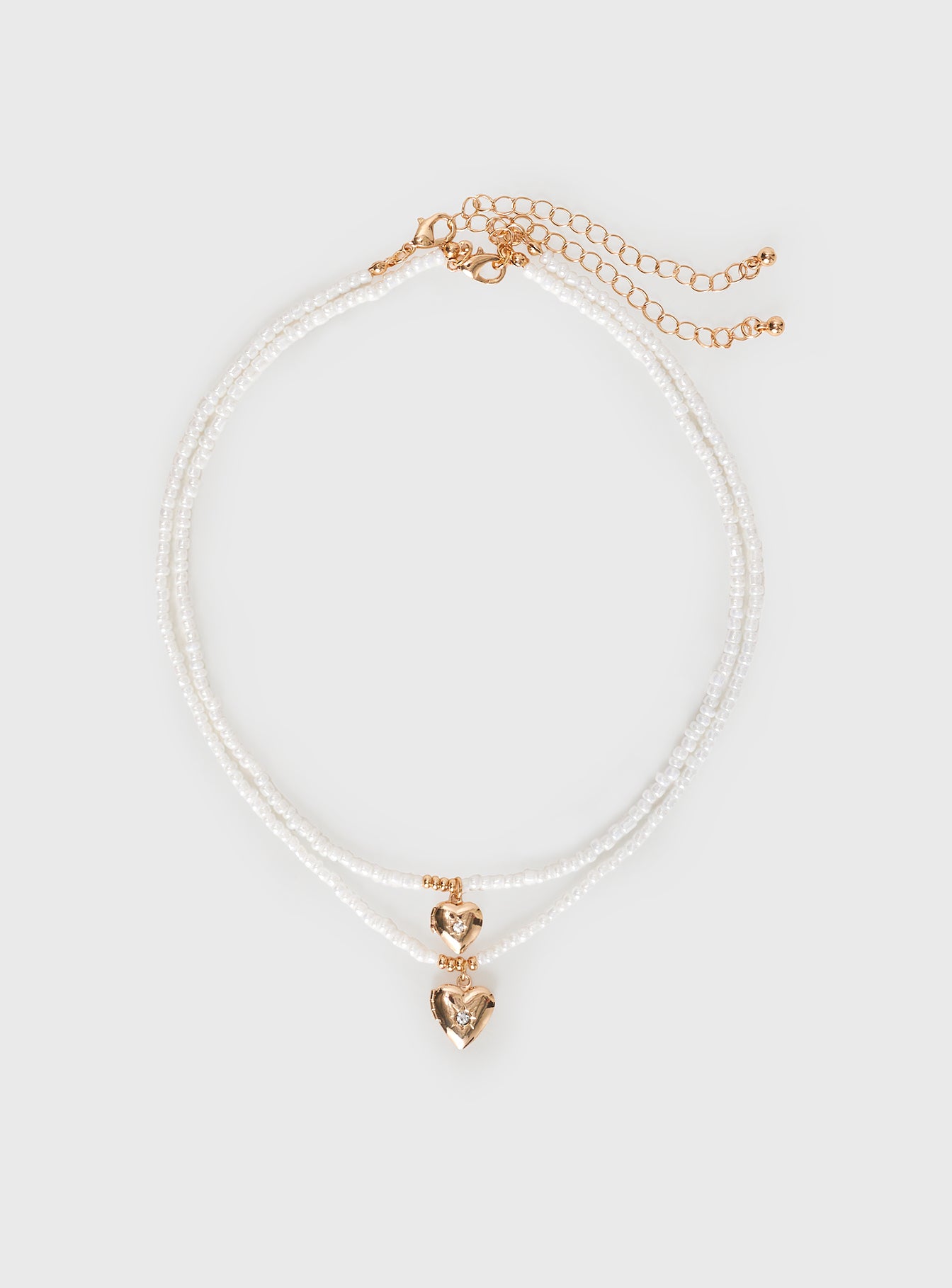 Rosy Cheeks Layered Necklace Multi、mySite、solidvoid