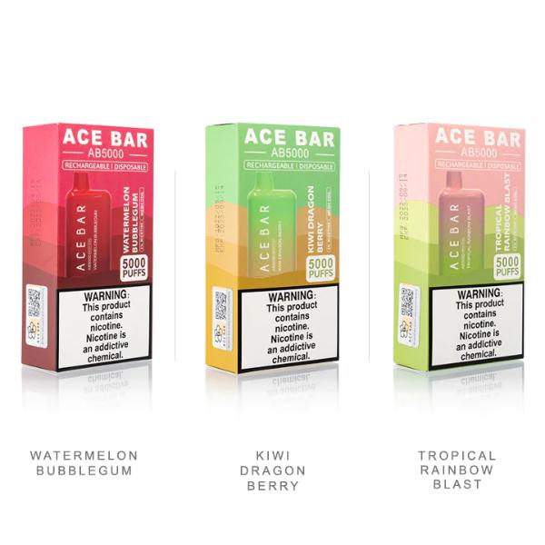 Ace Bar AB 5000 6000 Puffs Disposable 10 Pack、mySite、zt4zffjzw