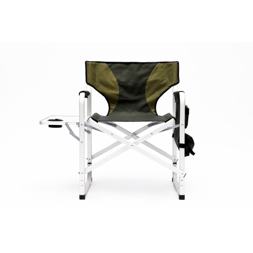  2-piece Padded Folding Outdoor Chair with Side Table and Storage Pockets,Lightweight Oversized Directors Chair for indoor, Outdoor Camping, Picnics and Fishing,Green、、yumabirdnaturehistoryfestival