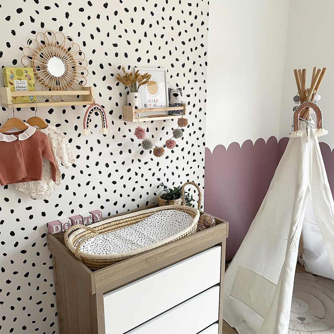  Mama Shack Changing Basket Liner - Dotty、mySite、merchandisen