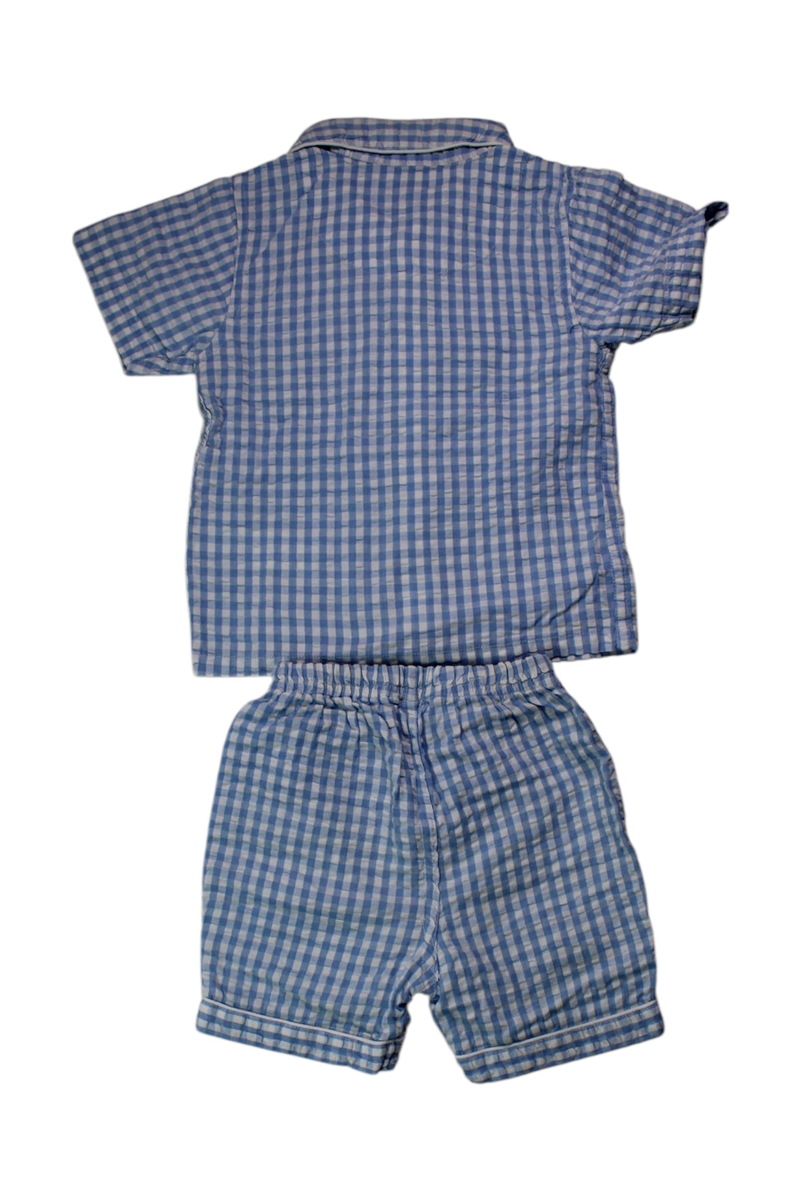 Jojo Maman B茅b茅 Checkered Shirt And Shorts Set, 12-18M、mySite、g9winljtr