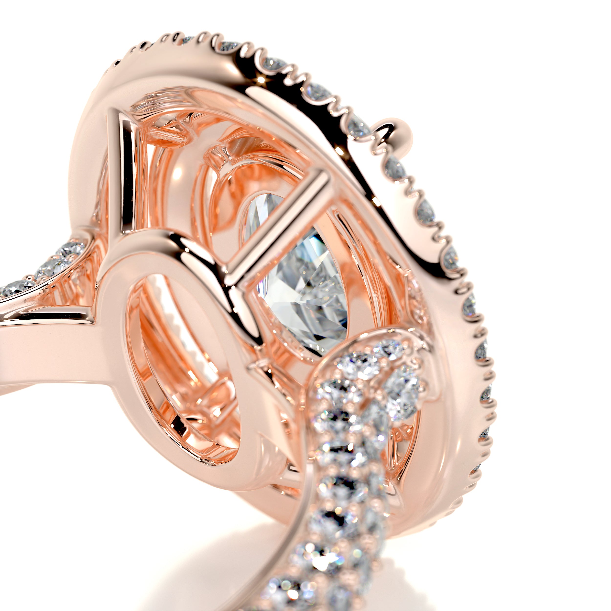 Nora Diamond Engagement Ring -14K Rose Gold、mySite、hinf8tx79